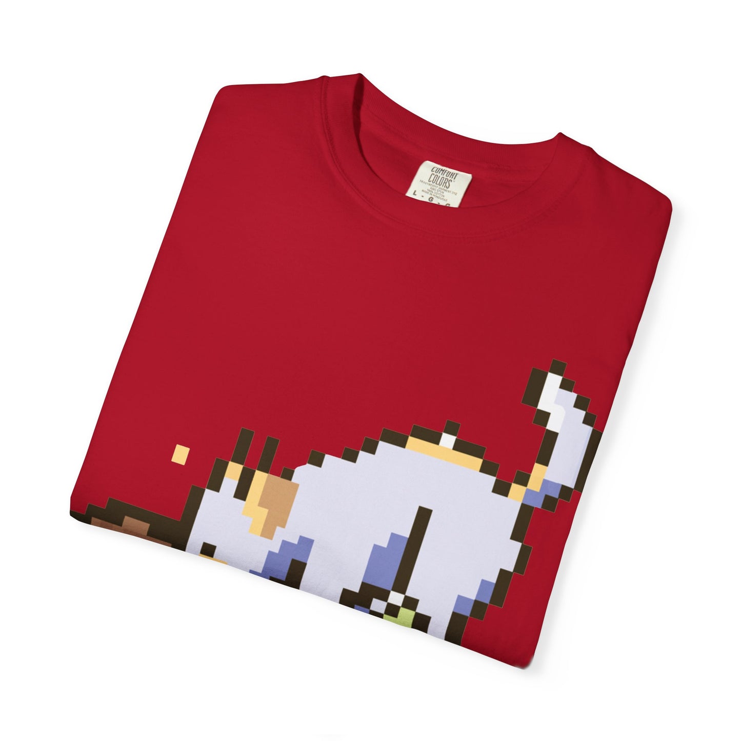 Pixel Dog Digging T-Shirt - Cute Retro Tee