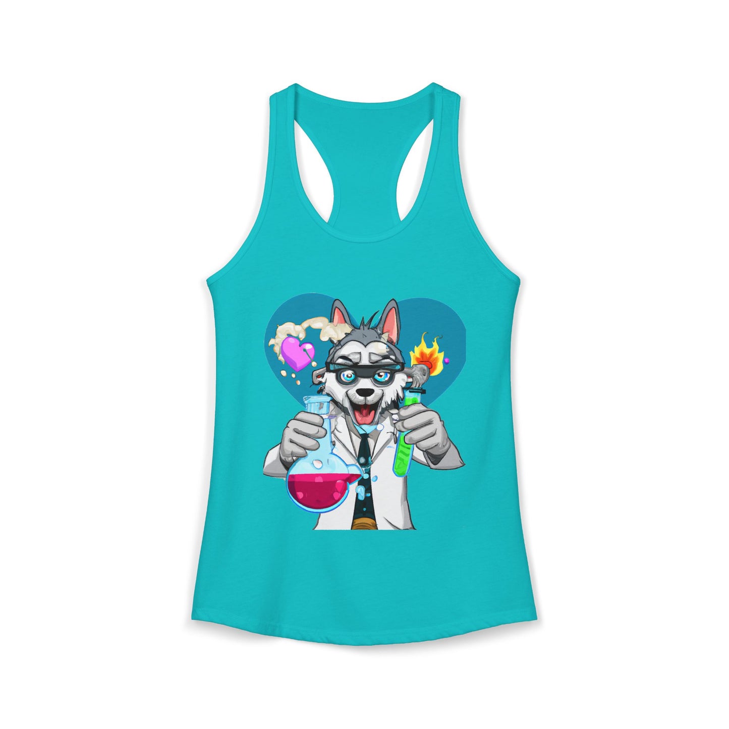 Husky Love Potion Tank Top — Cute Pet Graphic Racerback