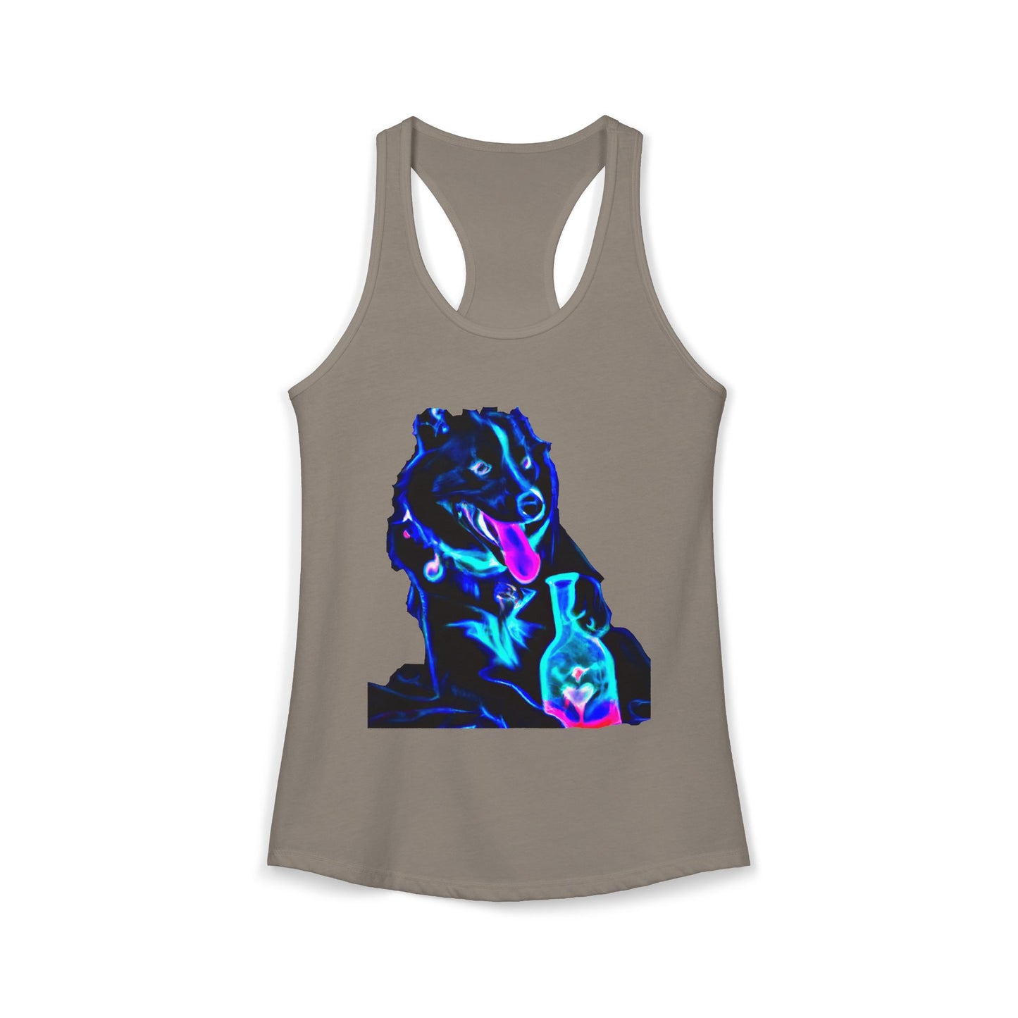 German Shepherd Love Potion Tank Top — Women's Racerback