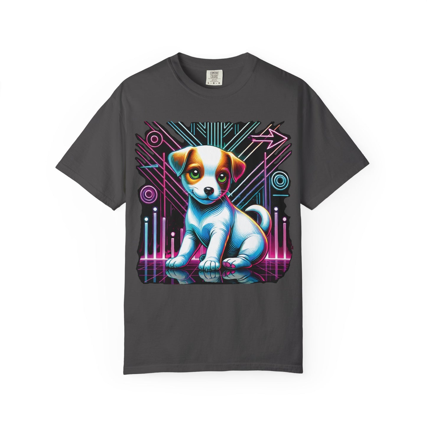 Retro Neon Puppy T-Shirt
