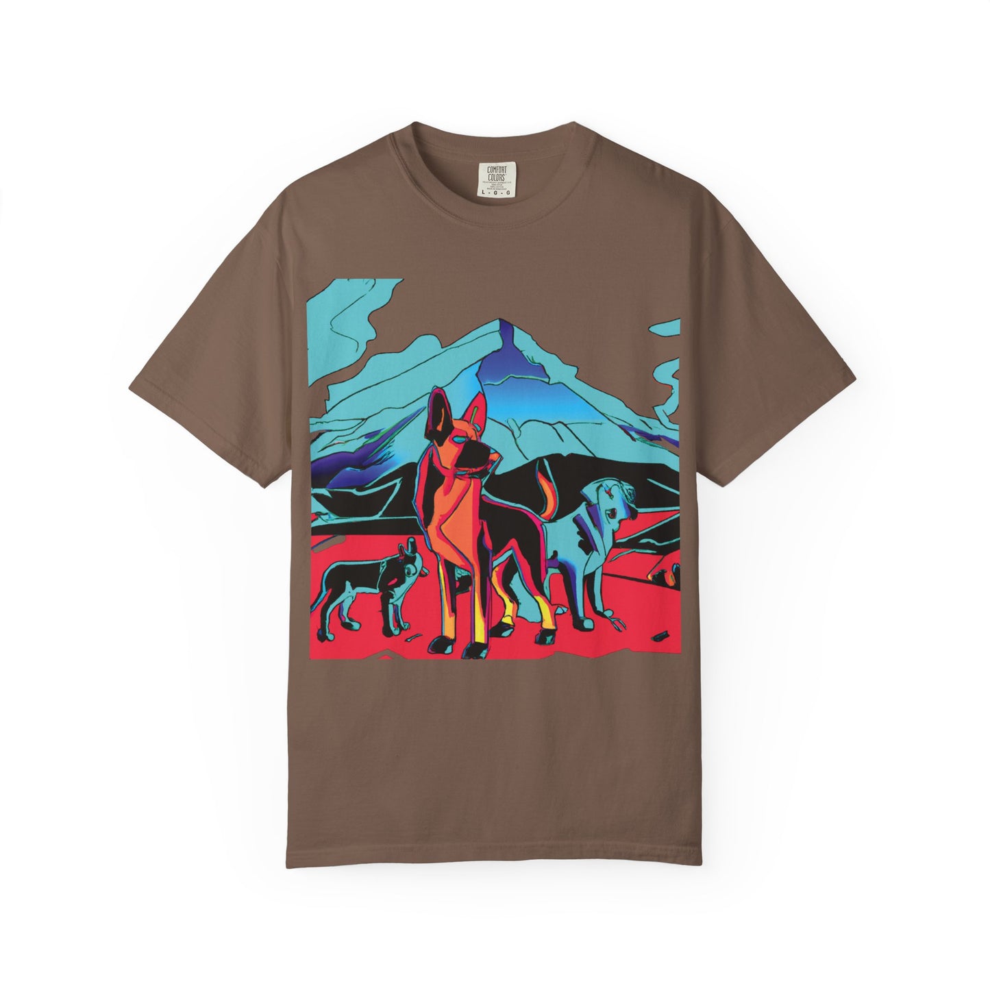 Pop Art Mountain Dogs Graphic Tee
