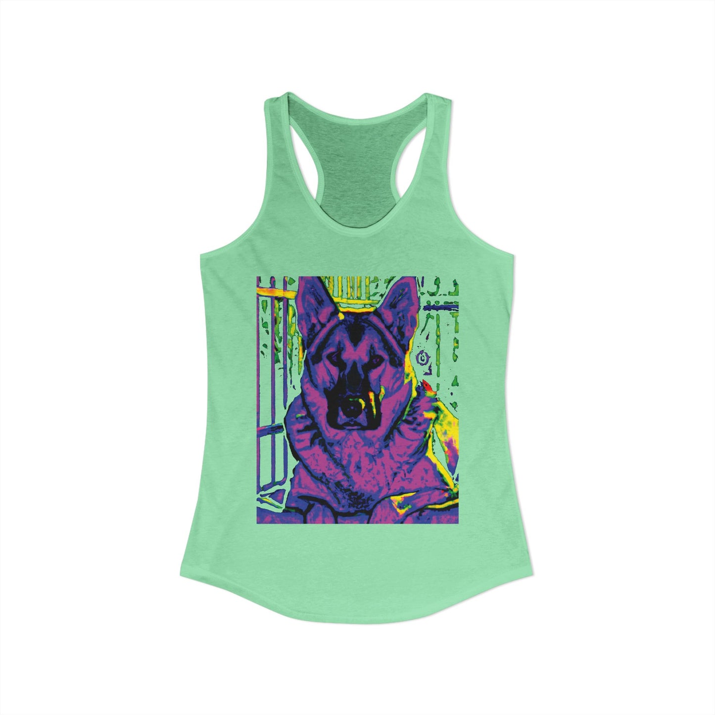 Rescue This German Shepherd Women's Racerback Tank