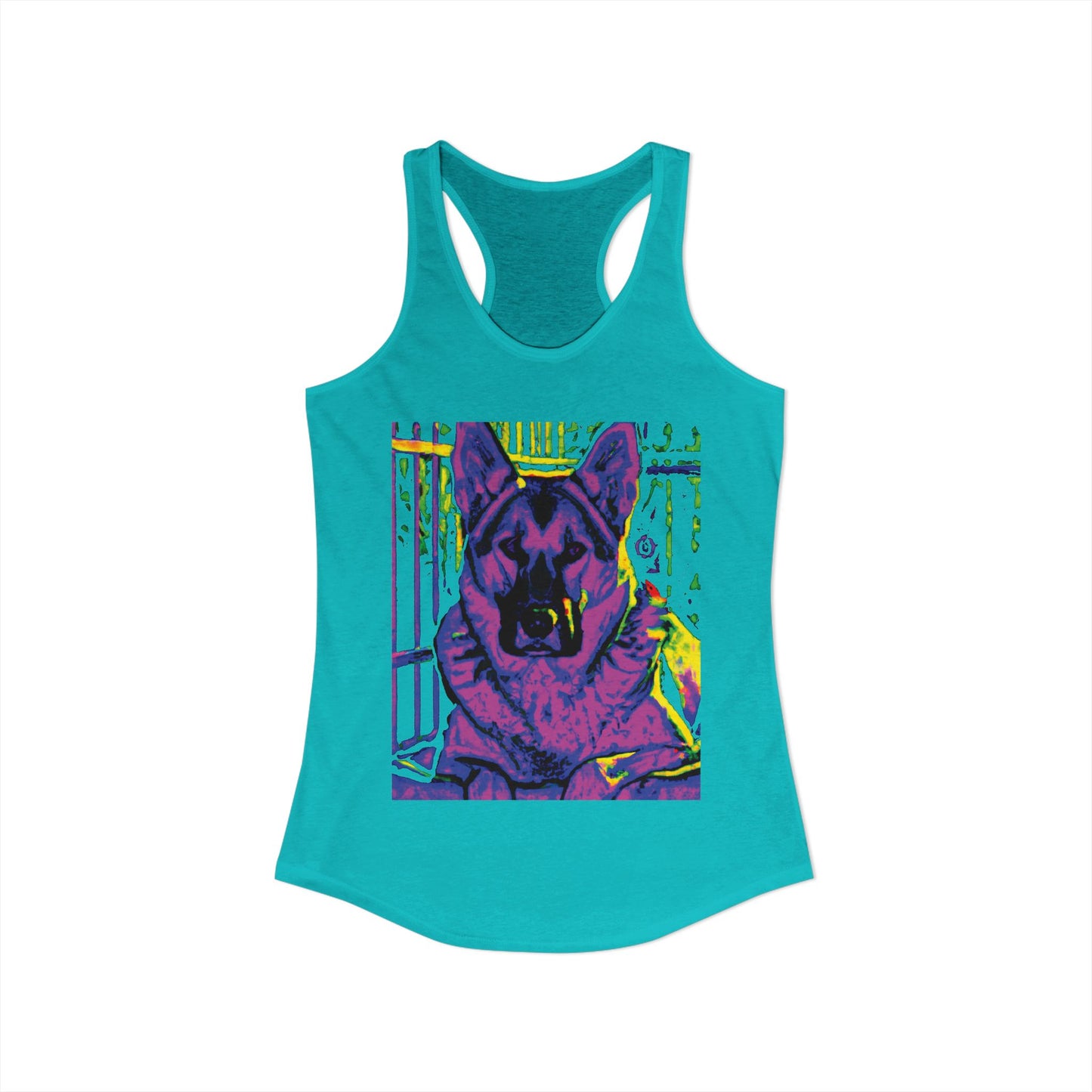 Rescue This German Shepherd Women's Racerback Tank
