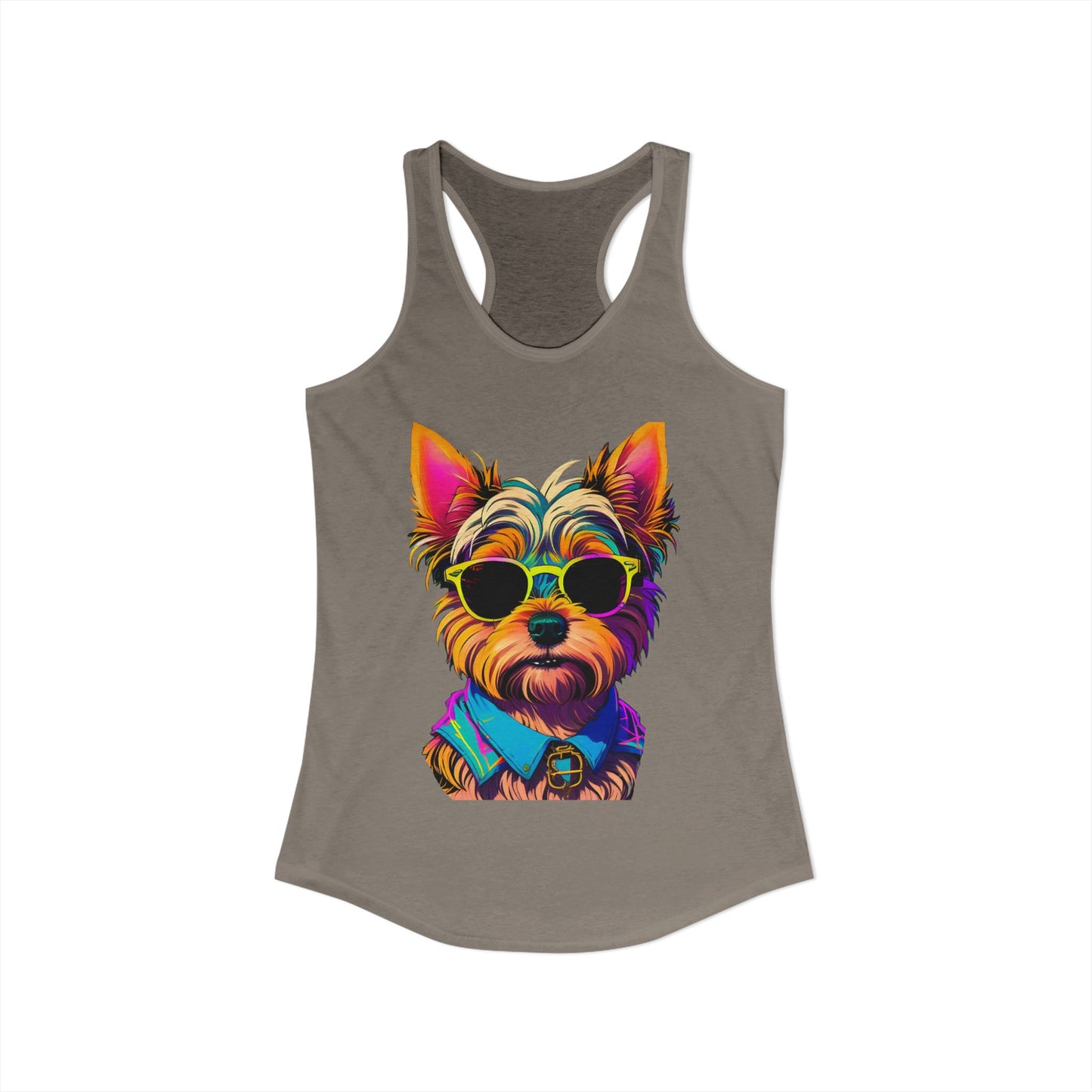 Cool Yorkie Life Women's Racerback Tank