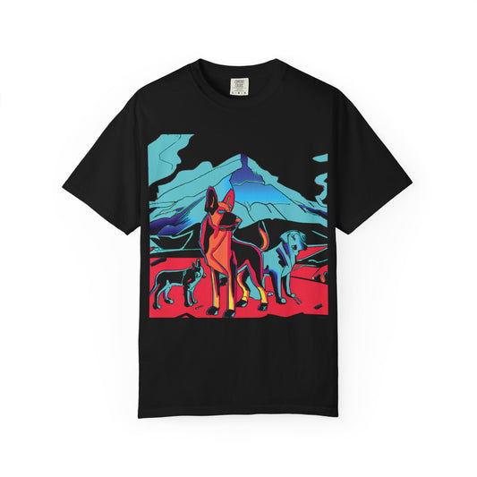 Pop Art Mountain Dogs Graphic Tee