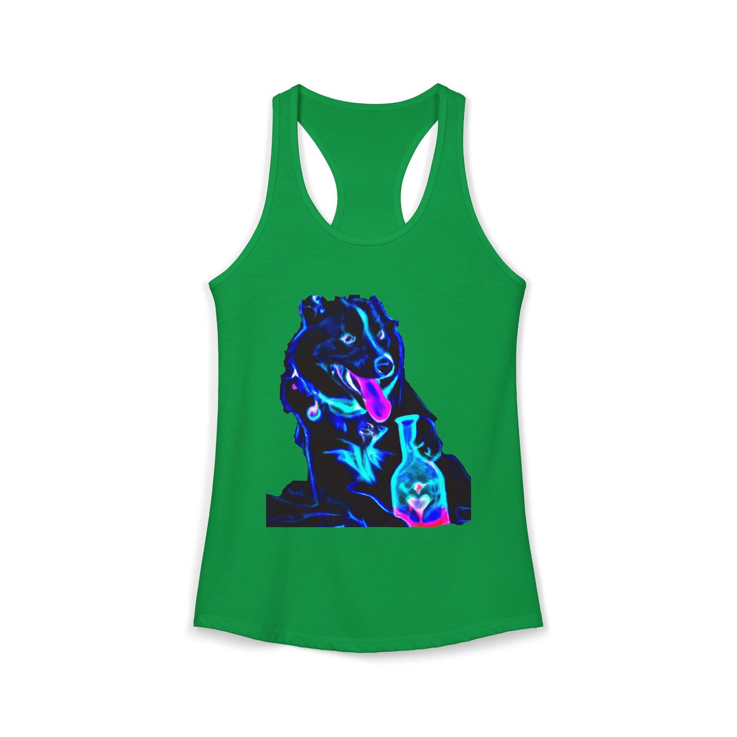 German Shepherd Love Potion Tank Top — Women's Racerback