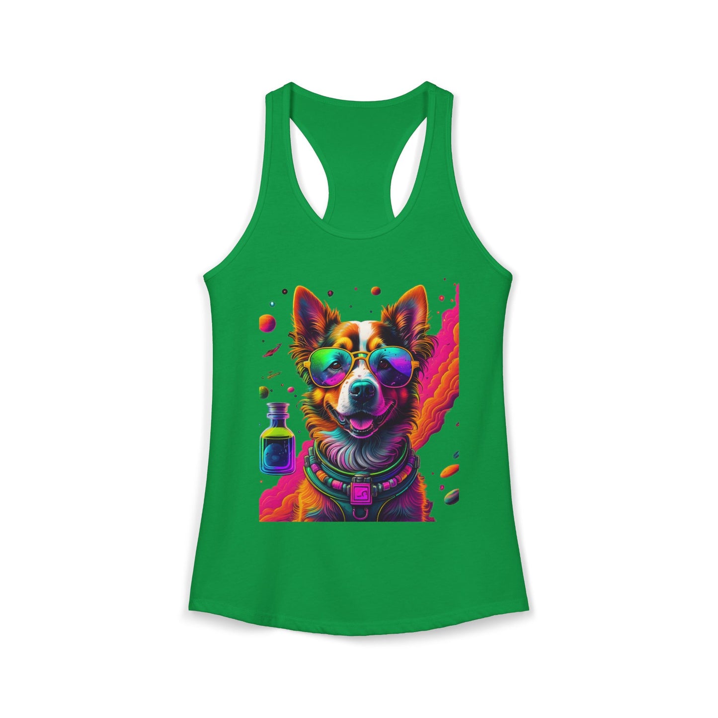 Corgi Potion Love Racerback Tank — Cute Magical Dog Tank Top