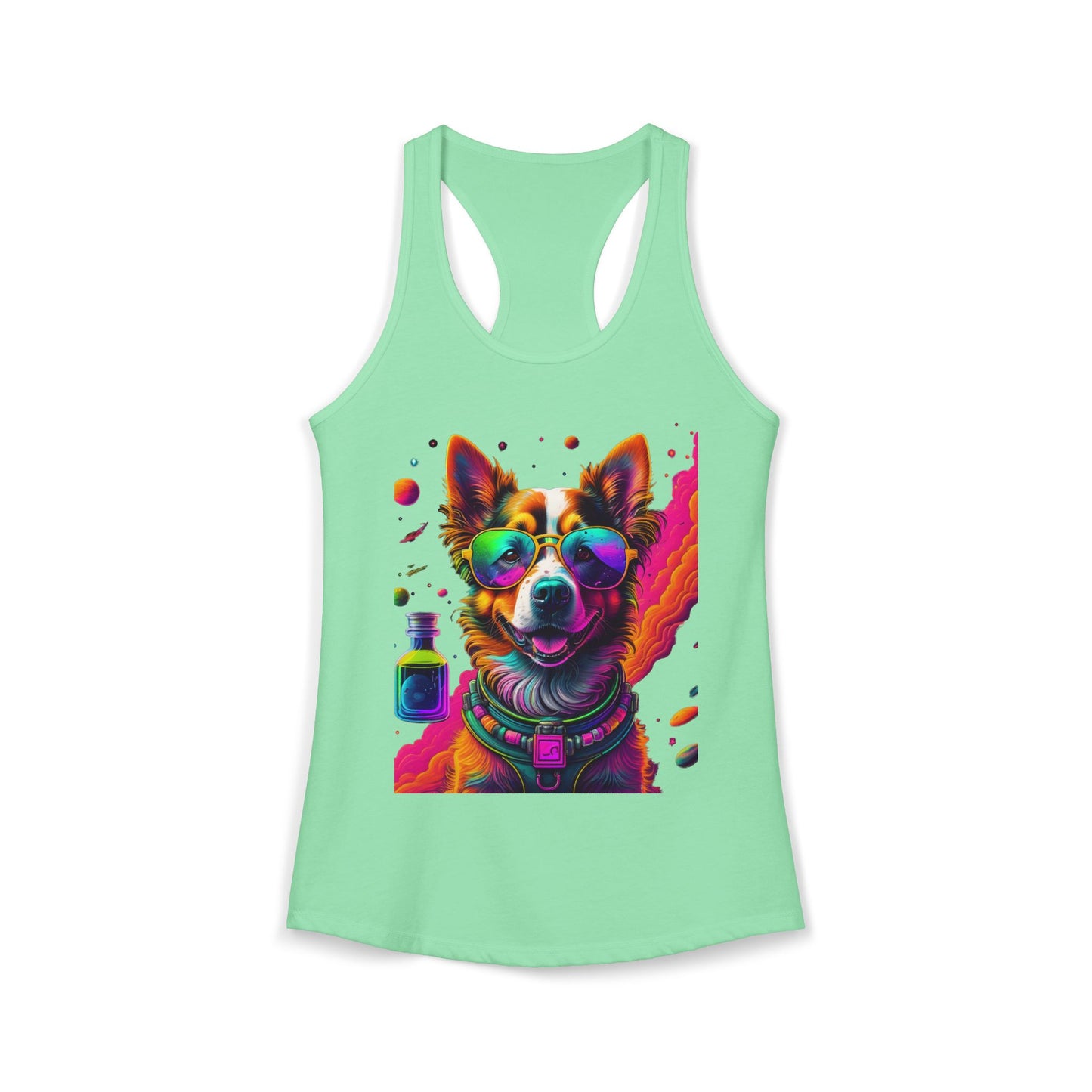 Corgi Potion Love Racerback Tank — Cute Magical Dog Tank Top