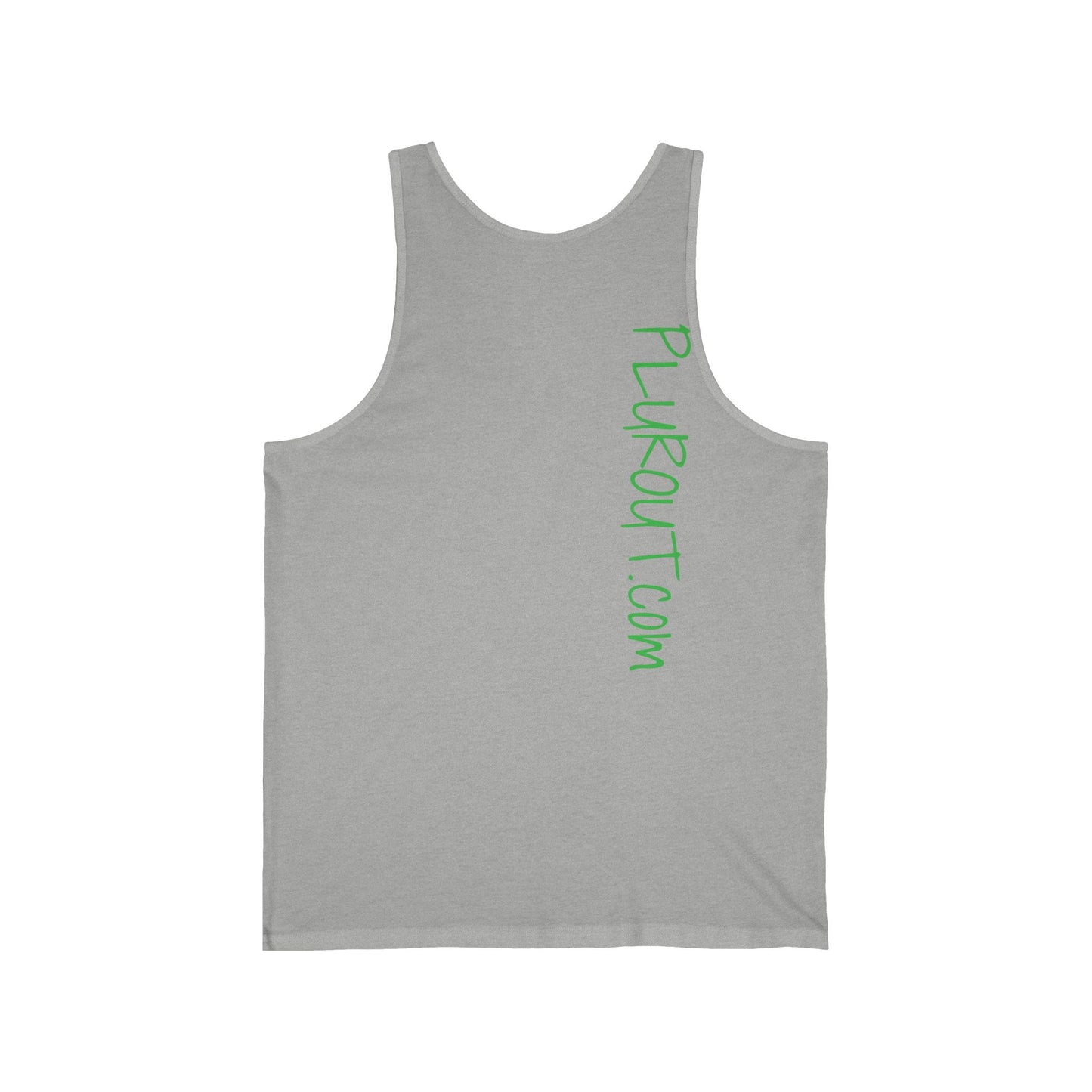 Sphynx Cat Neon Graphic Tank Top — Retro Pink & Green Hairless Cat Design