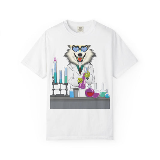 Chemist Wolf T-Shirt — Funny Lab Scientist Graphic Tee