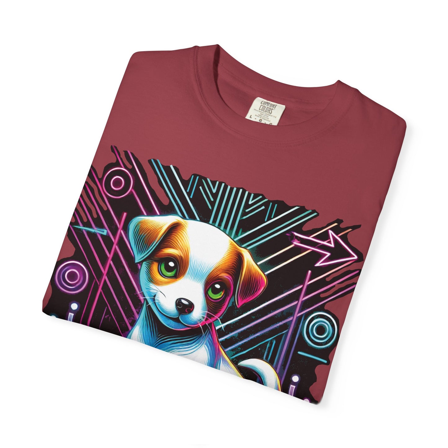 Retro Neon Puppy T-Shirt