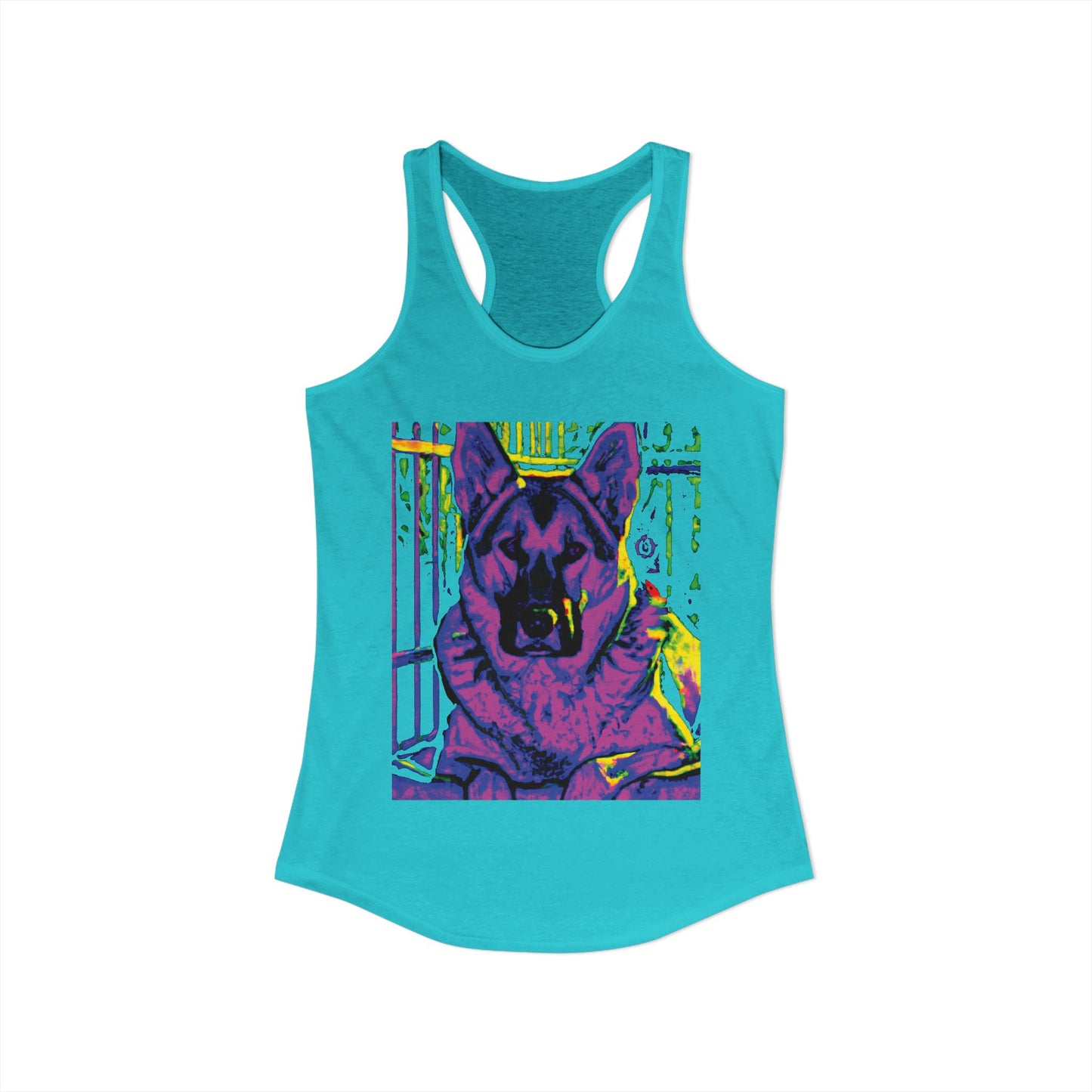 Rescue This German Shepherd Women's Racerback Tank