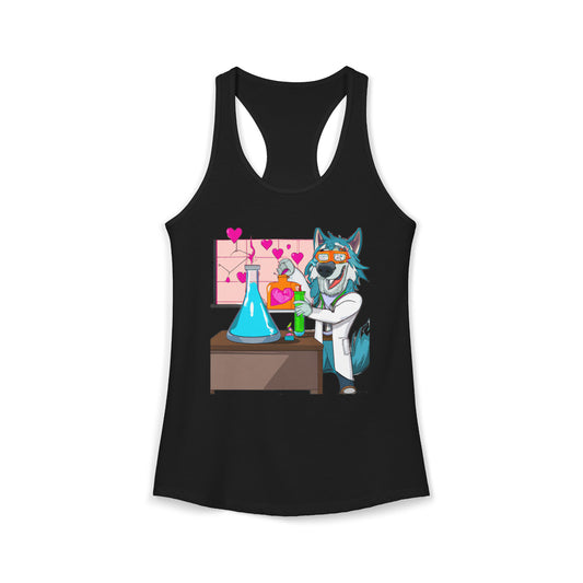Love Lab Potion Pop Art Racerback Tank
