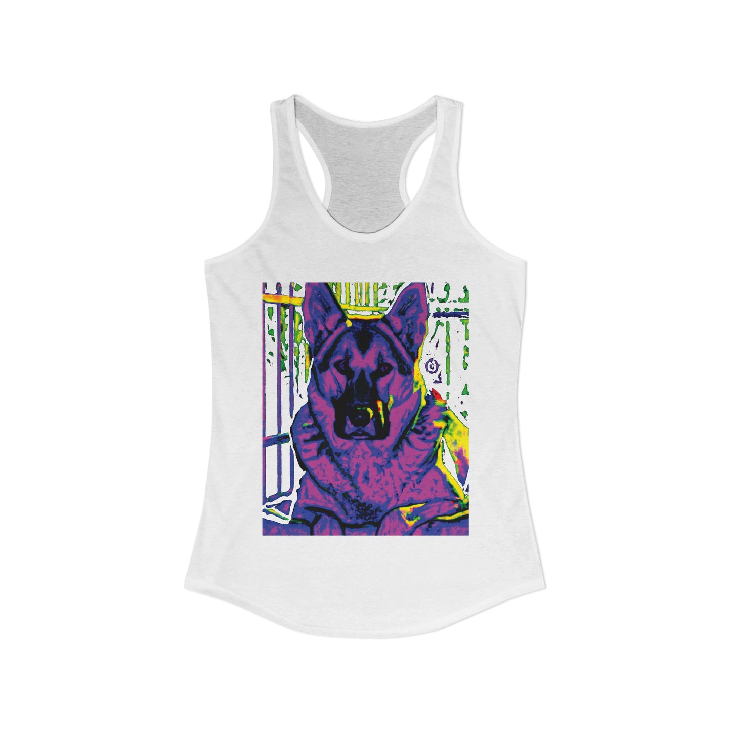Rescue This German Shepherd Women's Racerback Tank