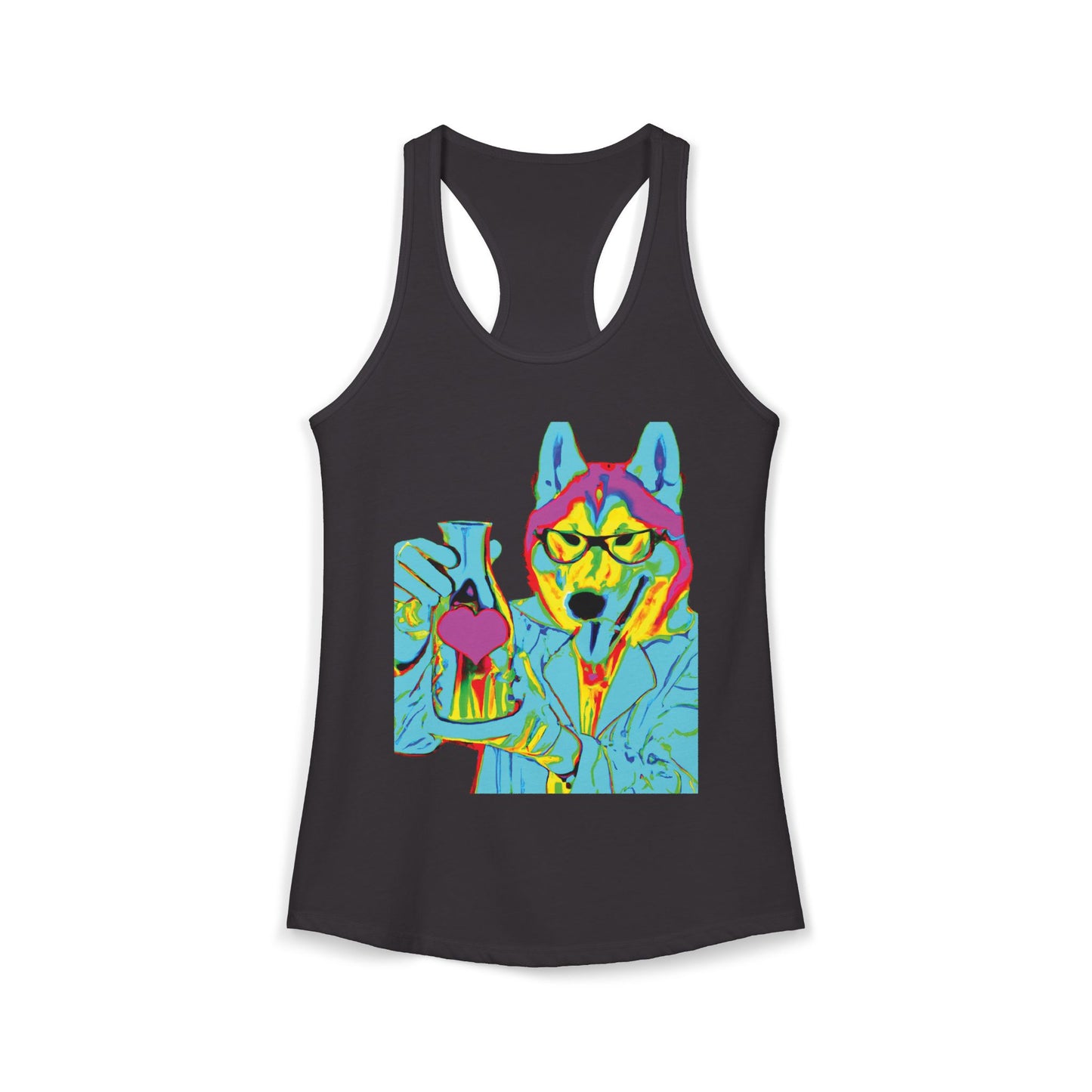 Husky Love Potion Racerback Tank