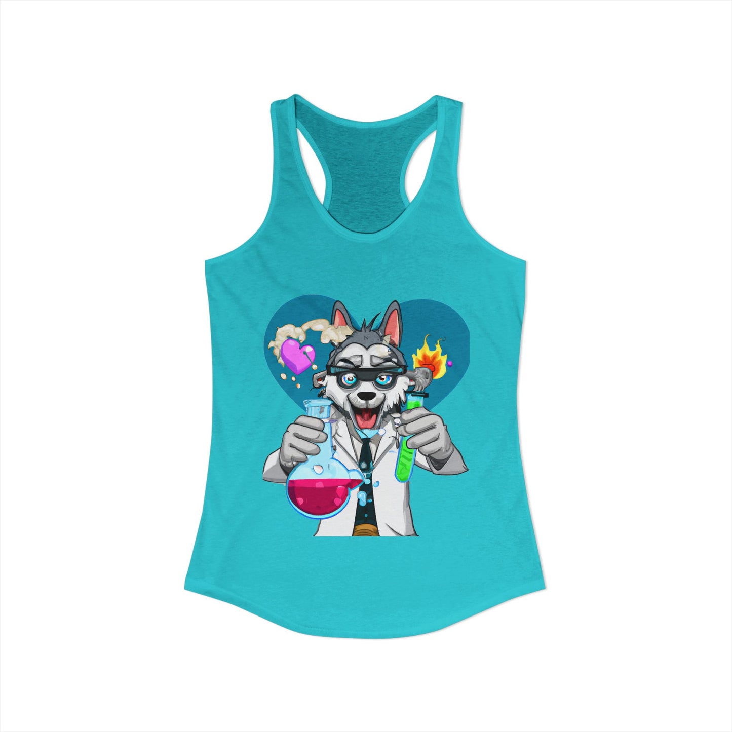 Husky Love Potion Tank Top — Cute Pet Graphic Racerback