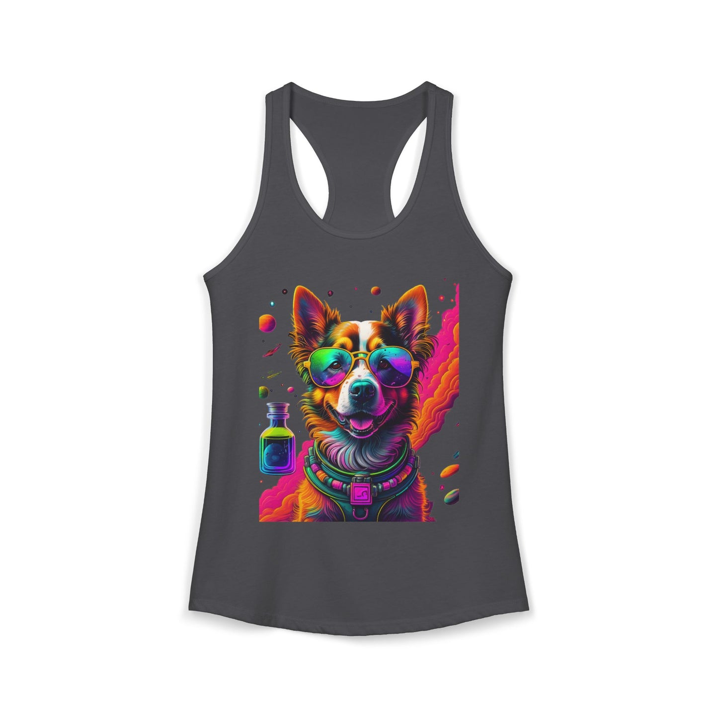Corgi Potion Love Racerback Tank — Cute Magical Dog Tank Top