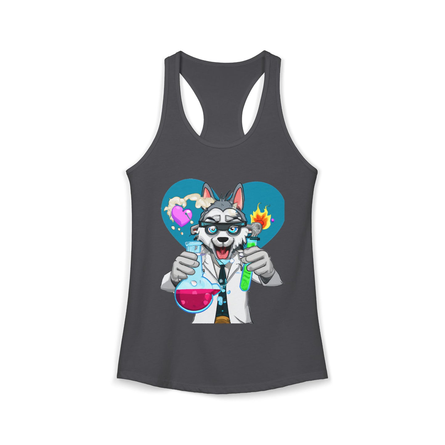 Husky Love Potion Tank Top — Cute Pet Graphic Racerback
