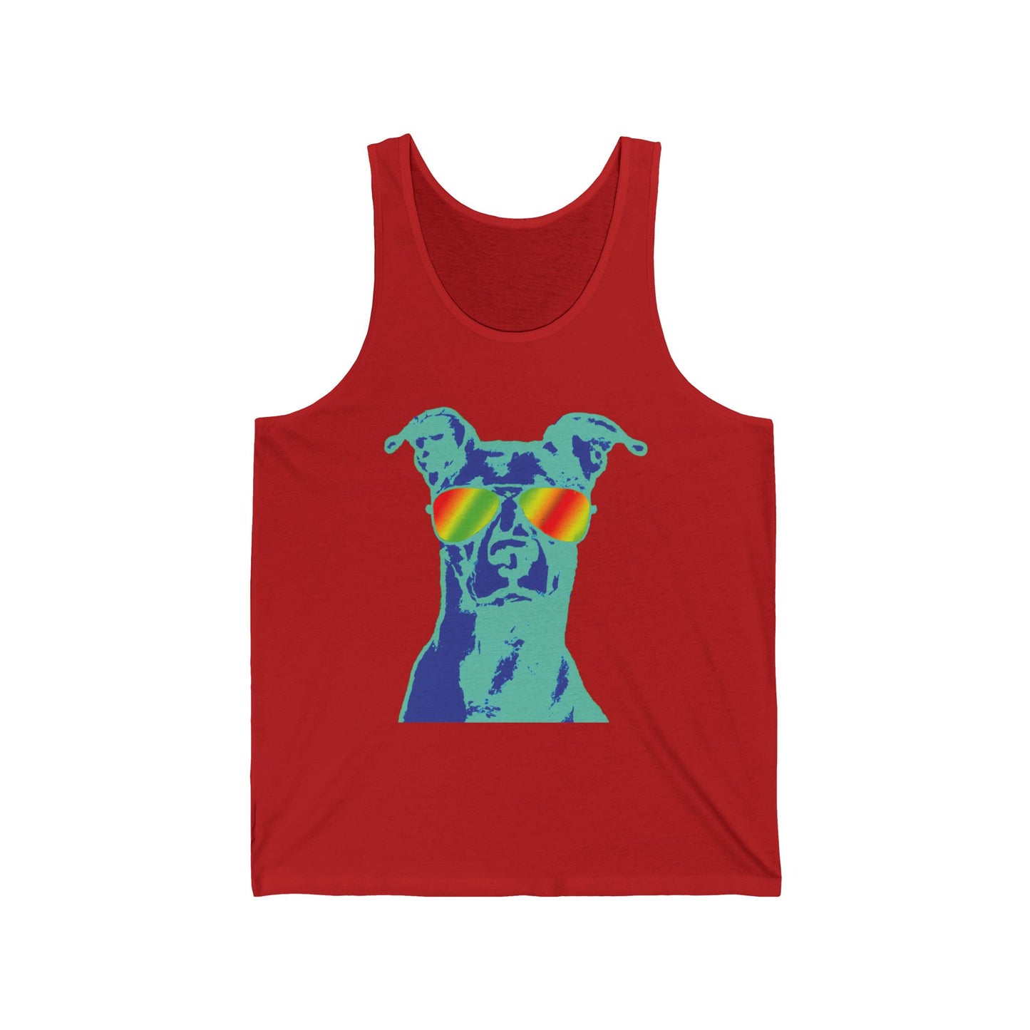 Vizsla Sunglasses Tank Top — Southern California Dog Lover Tee