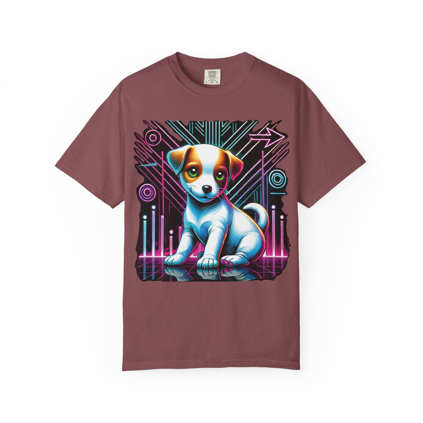 Retro Neon Puppy T-Shirt