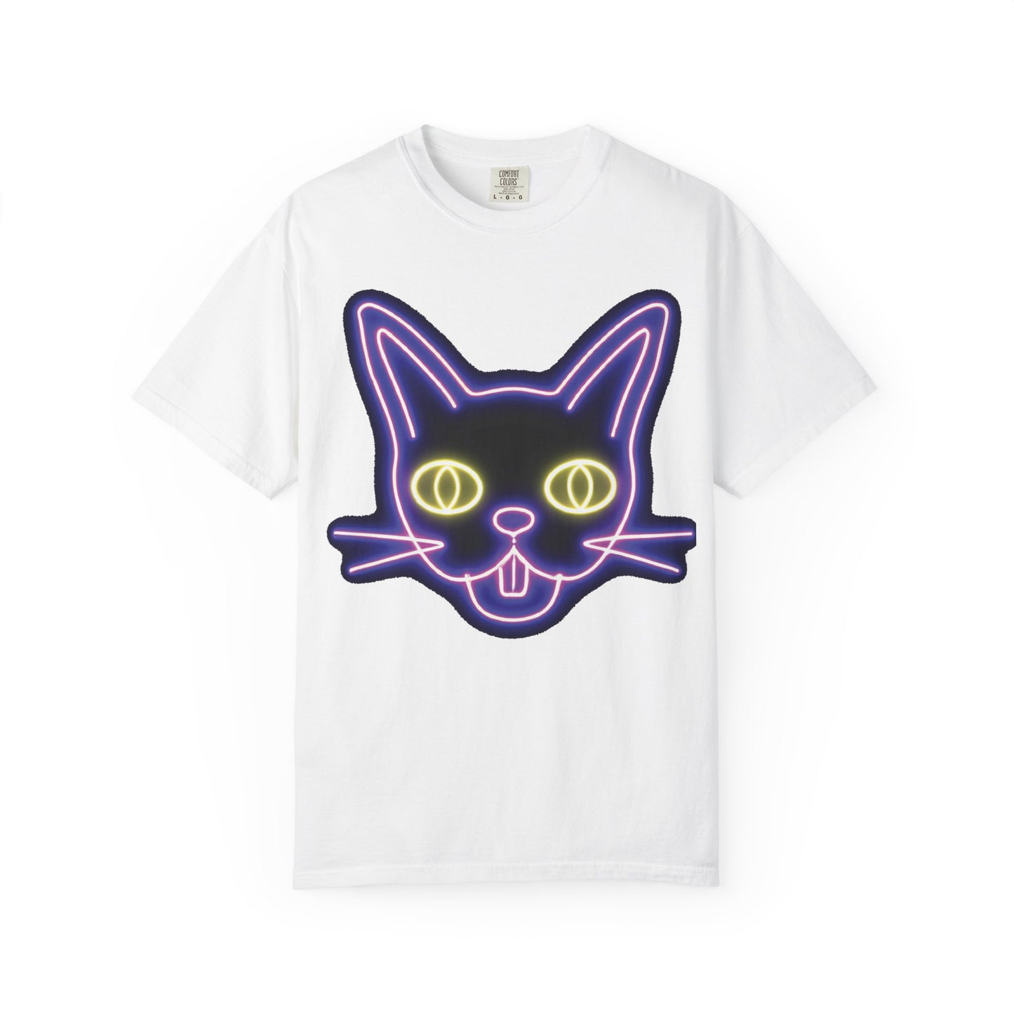 Neon Cat Graphic Tee