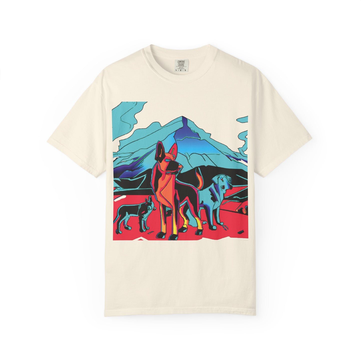 Pop Art Mountain Dogs Graphic Tee