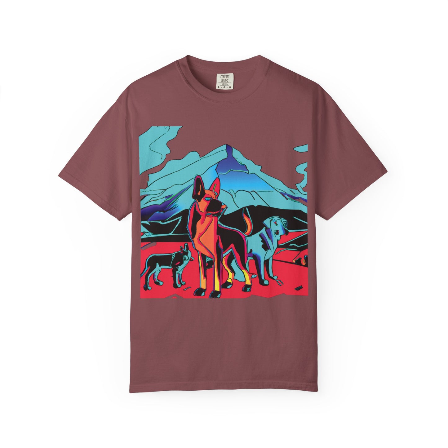 Pop Art Mountain Dogs Graphic Tee