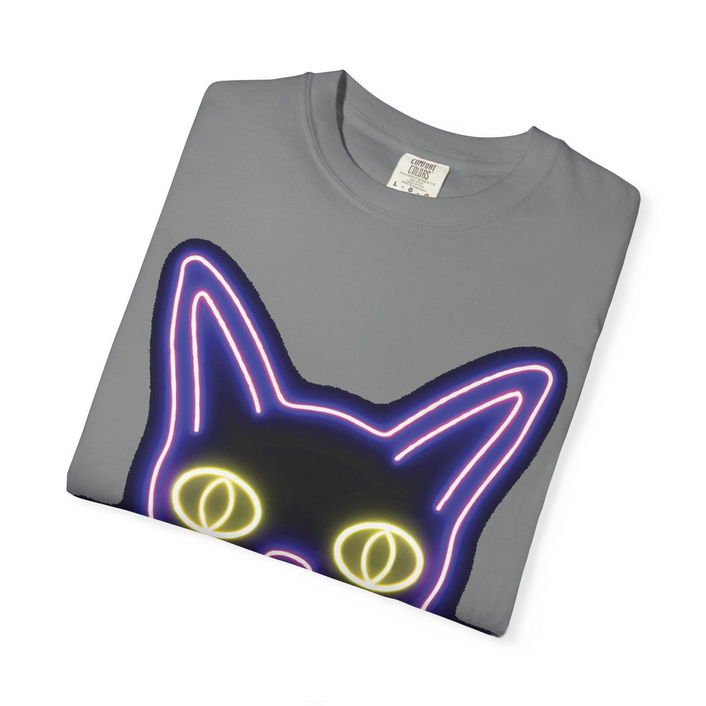 Neon Cat Graphic Tee