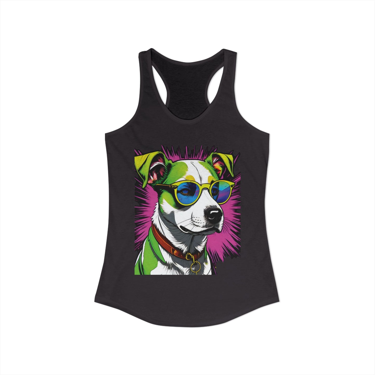 Dog Not Amused Racerback Tank — Women's Funny Dog Lover Tank