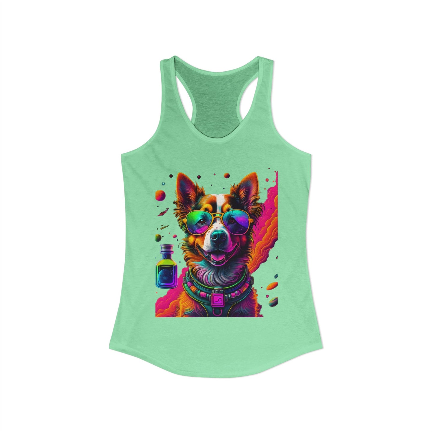 Corgi Potion Love Racerback Tank — Cute Magical Dog Tank Top