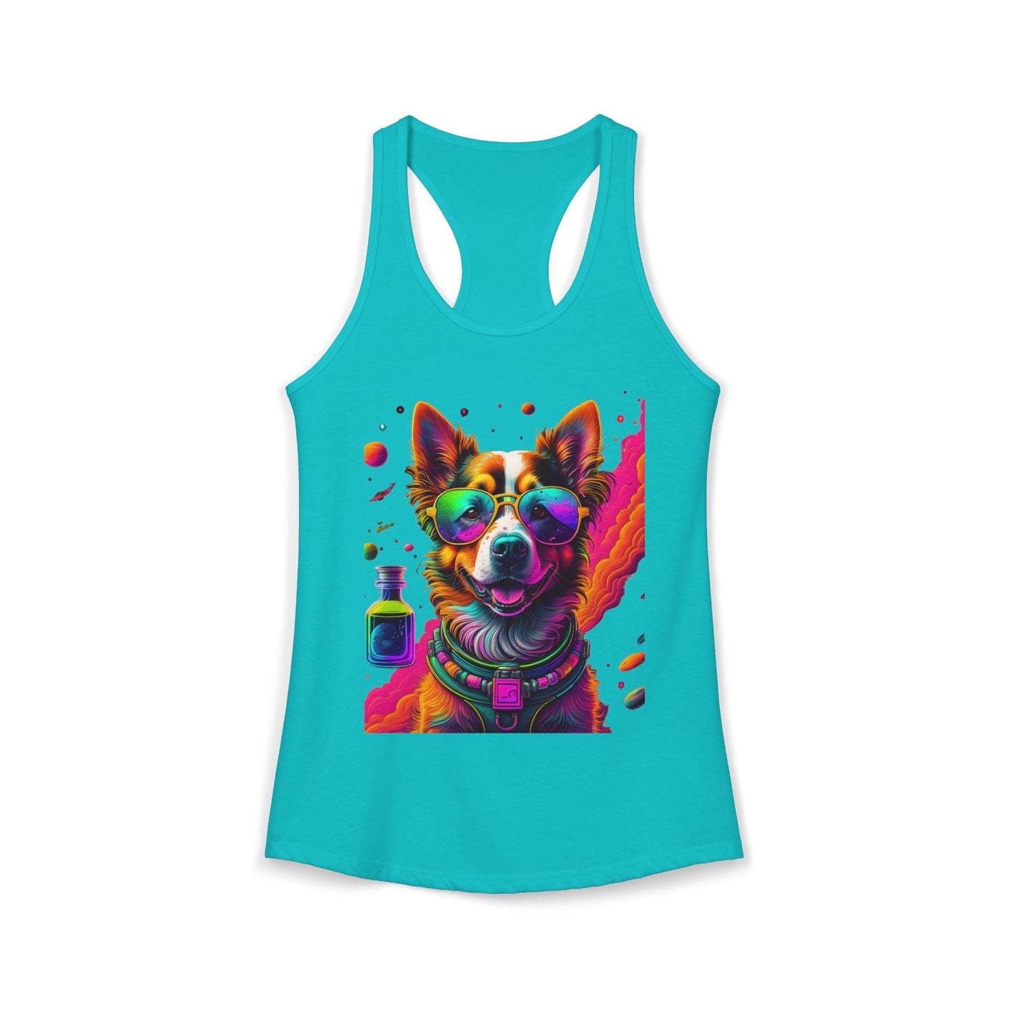 Corgi Potion Love Racerback Tank — Cute Magical Dog Tank Top