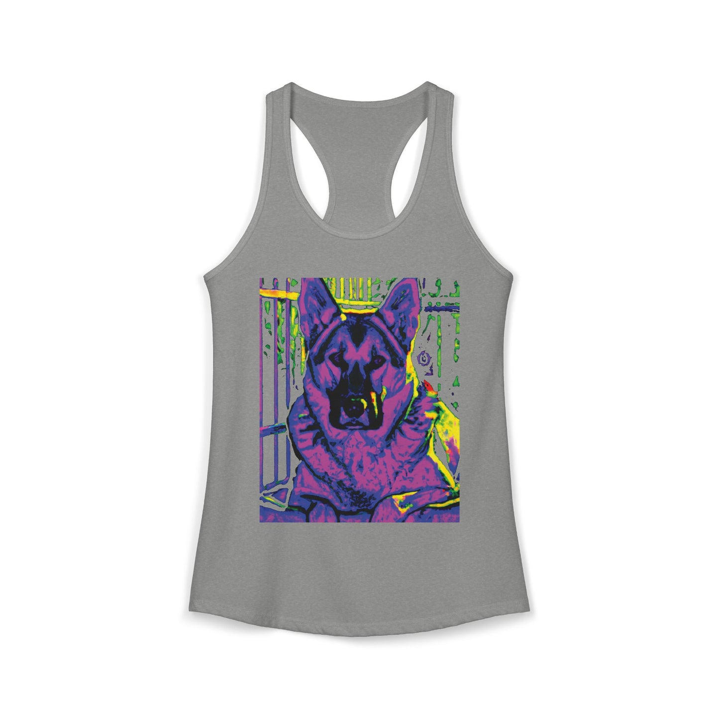 Rescue This German Shepherd Women's Racerback Tank