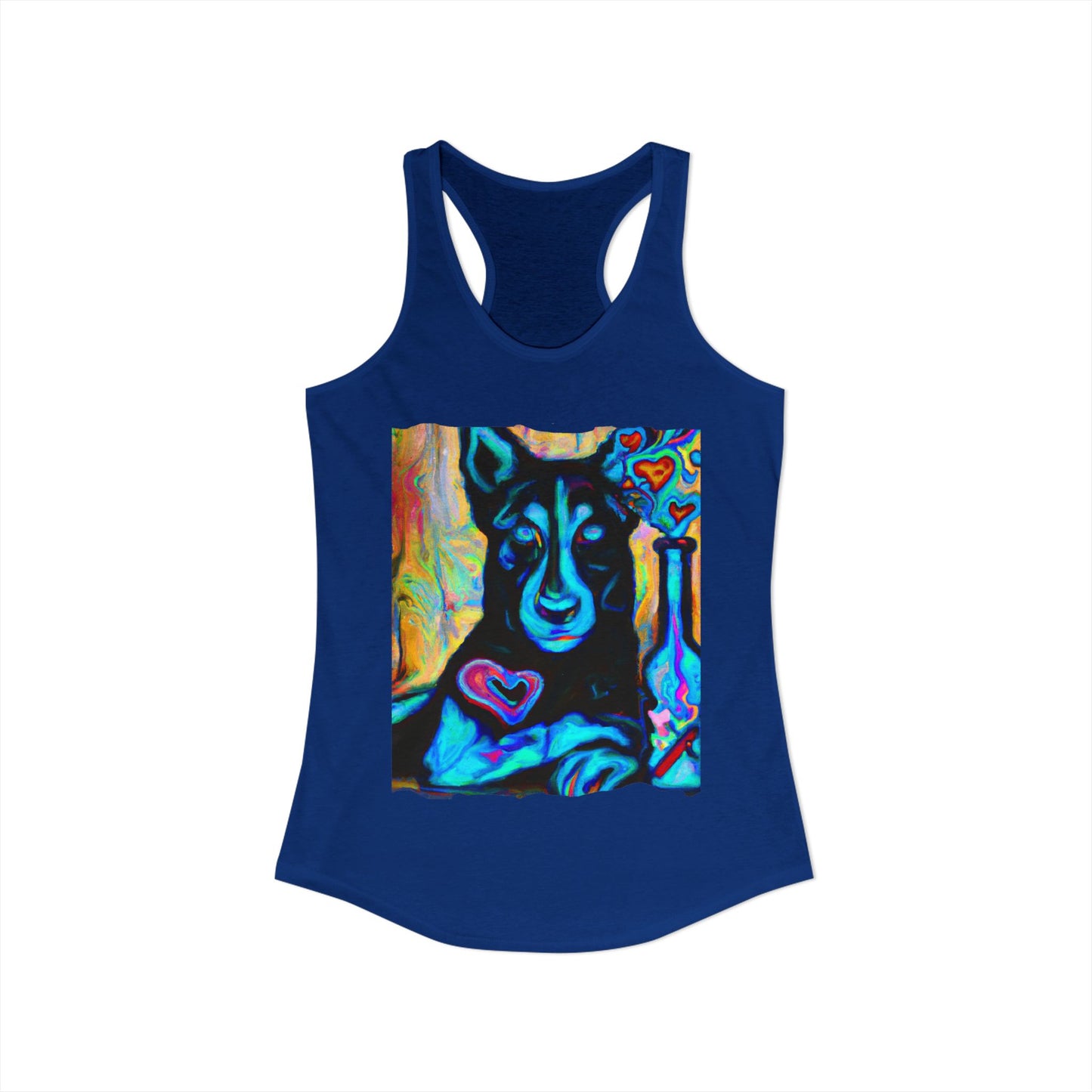 Sexy German Shepherd Racerback Tank Top