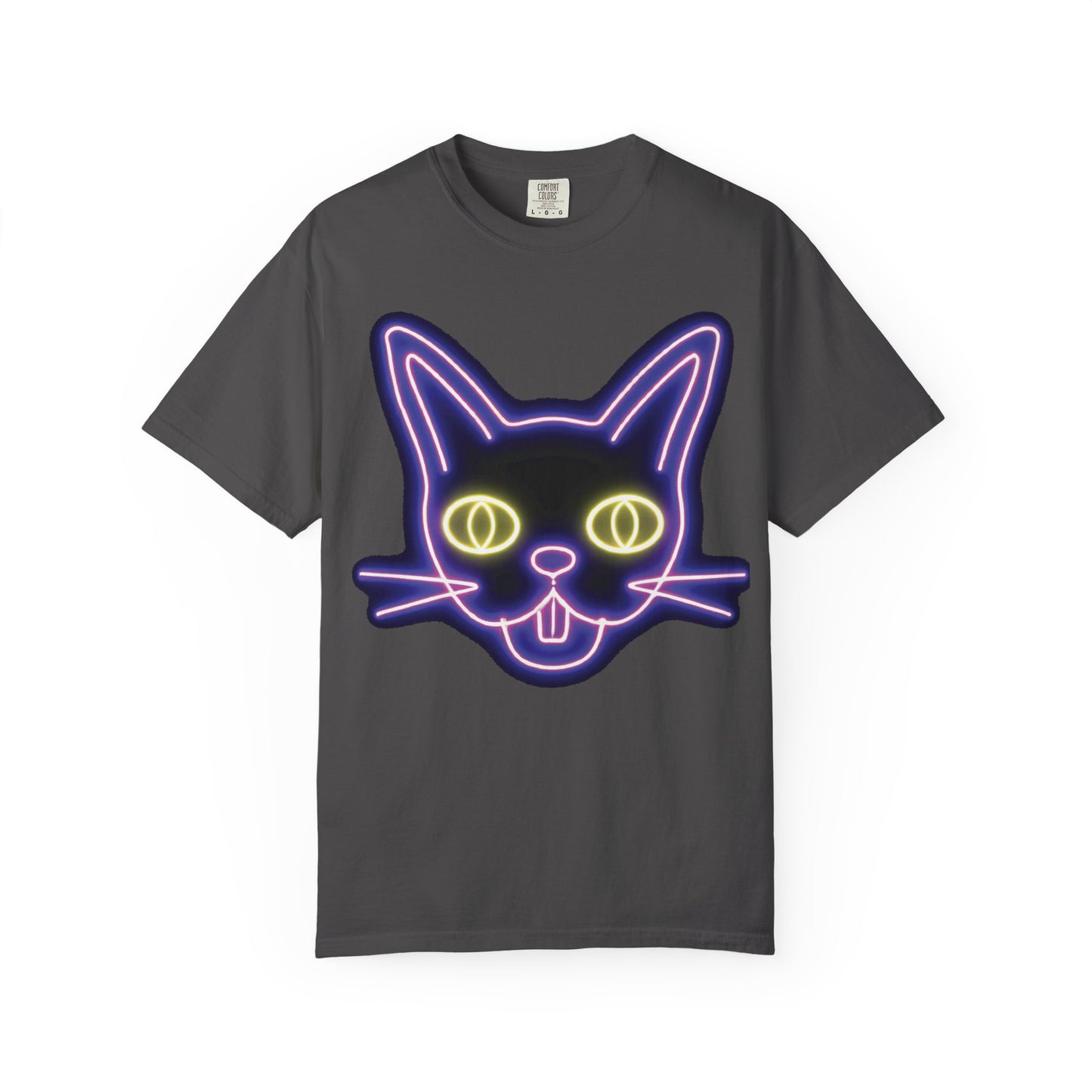 Neon Cat Graphic Tee