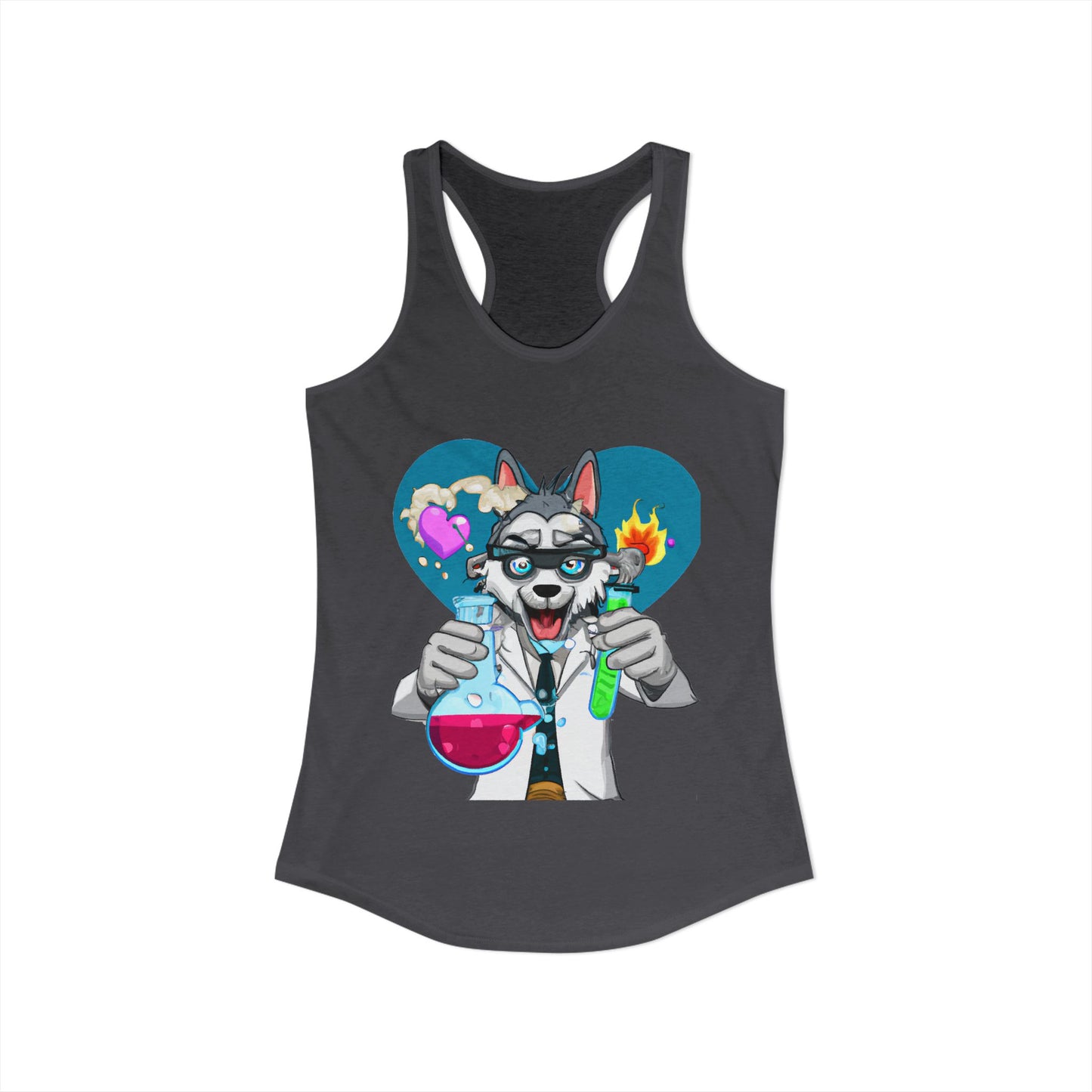 Husky Love Potion Tank Top — Cute Pet Graphic Racerback