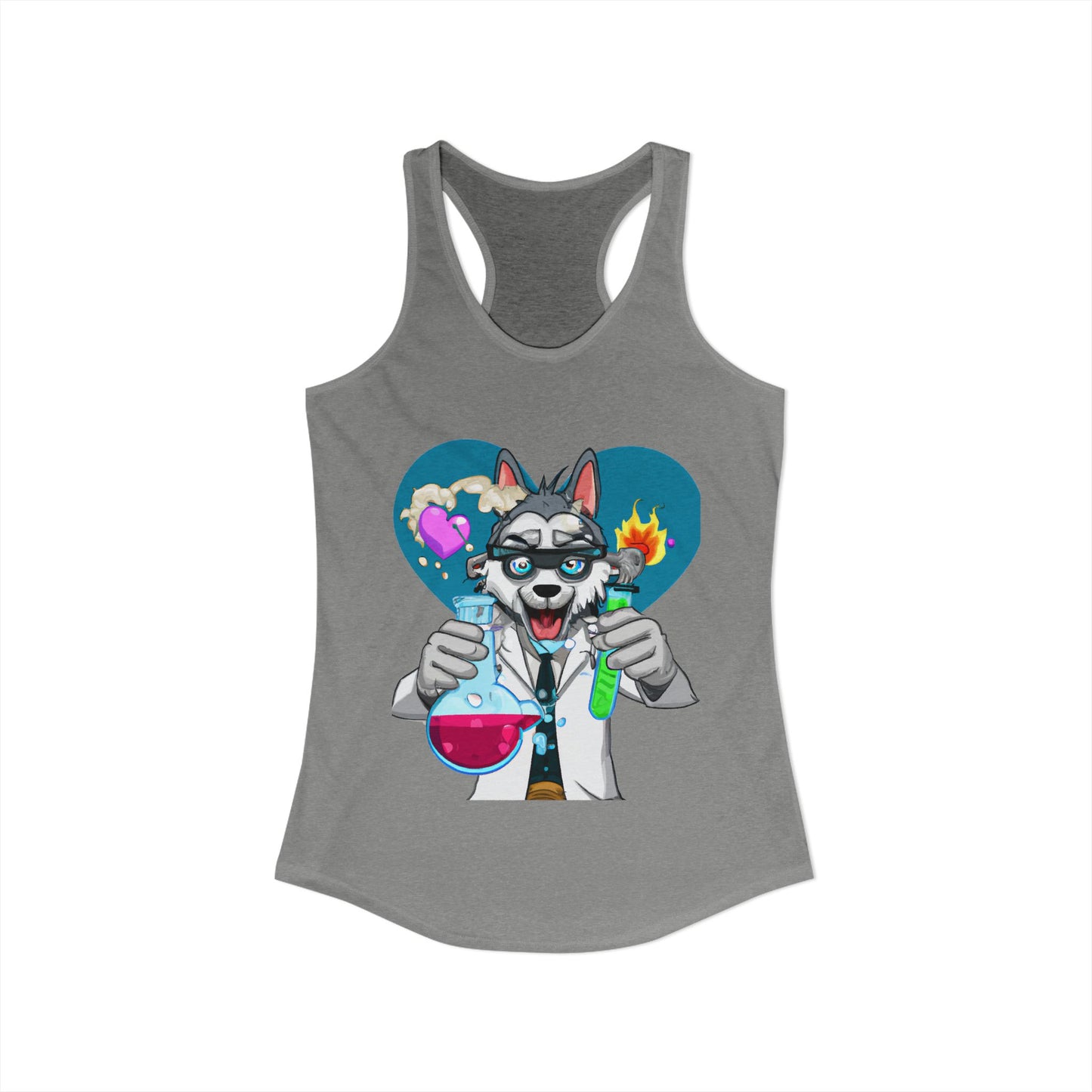 Husky Love Potion Tank Top — Cute Pet Graphic Racerback