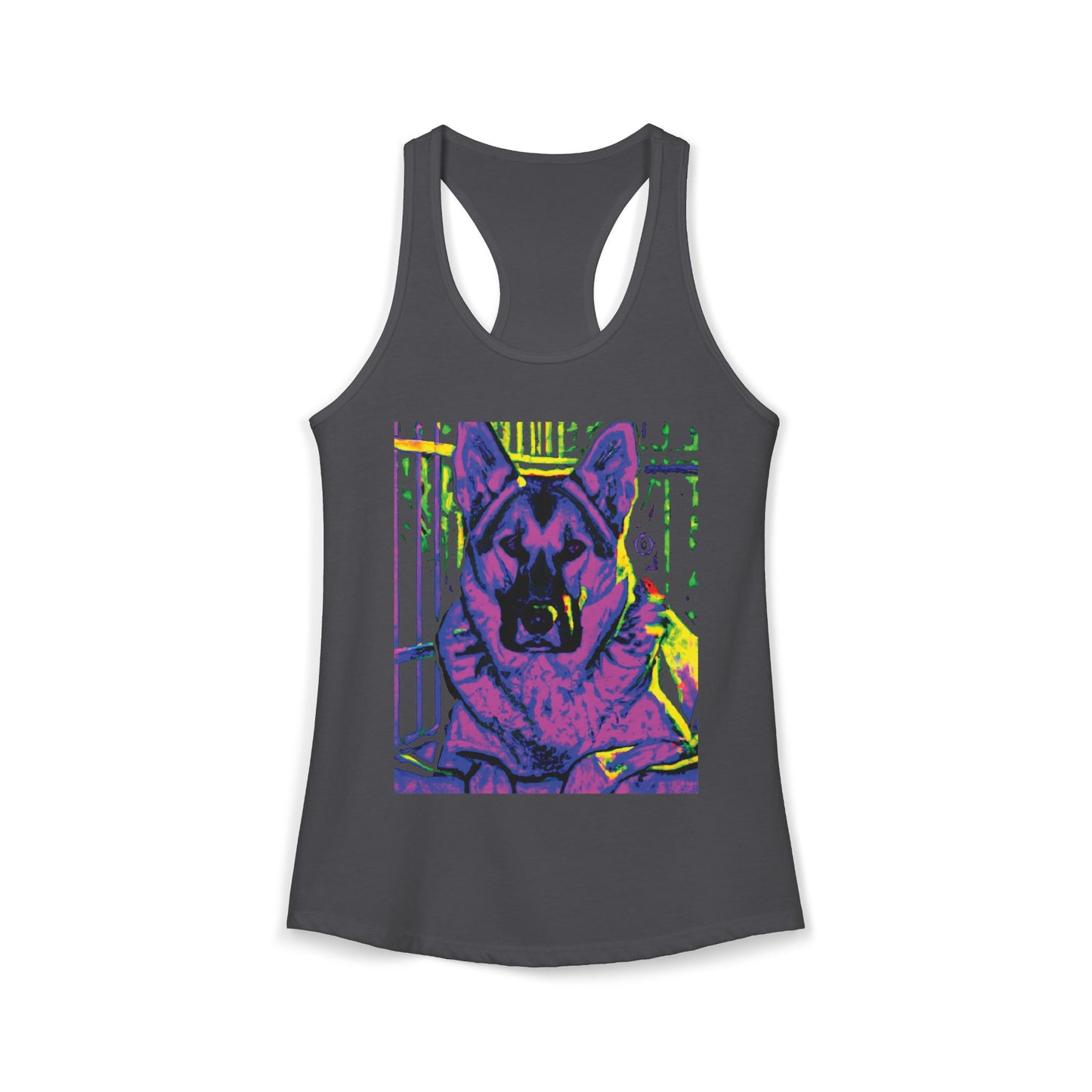Rescue This German Shepherd Women's Racerback Tank