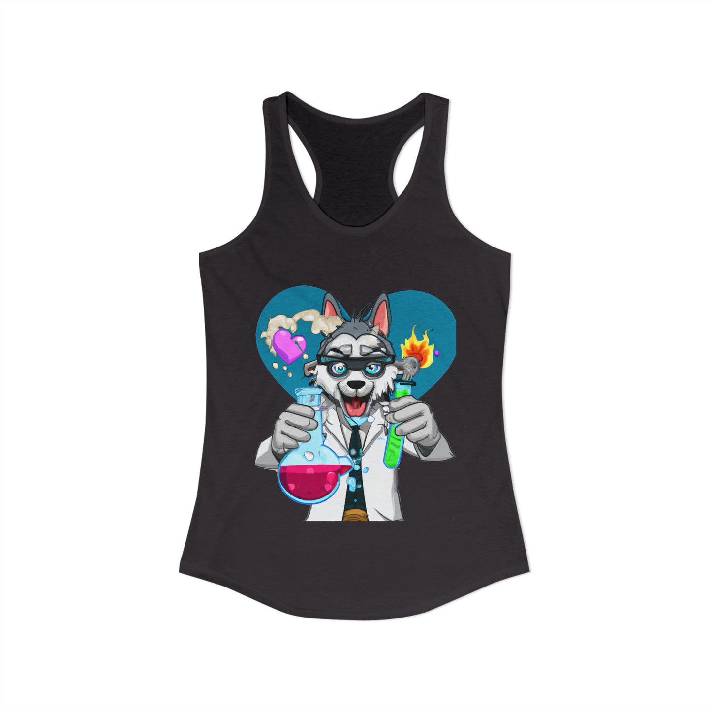 Husky Love Potion Tank Top — Cute Pet Graphic Racerback