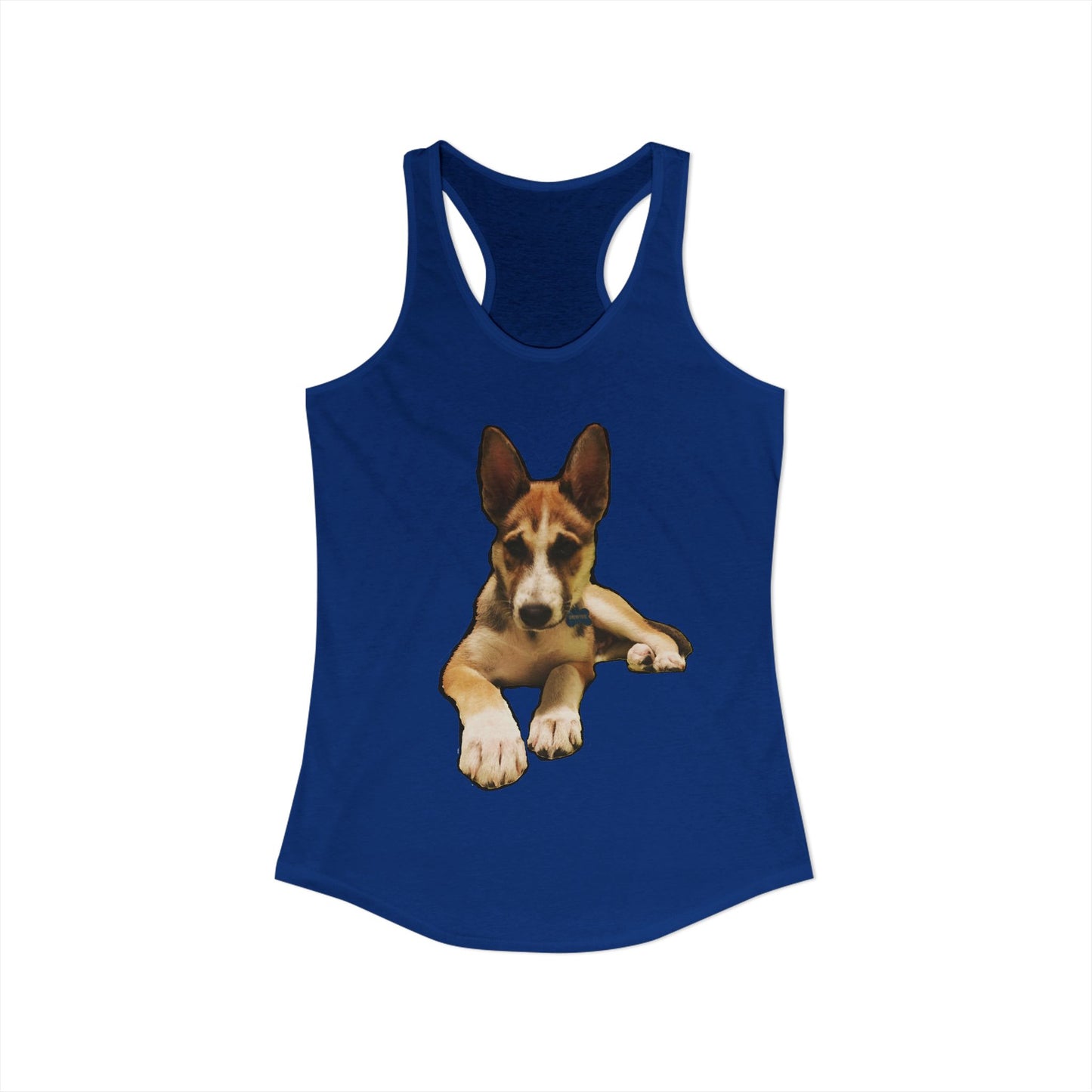 Cute Husky Racerback Tank — Women's Siberian Dog Tank Top