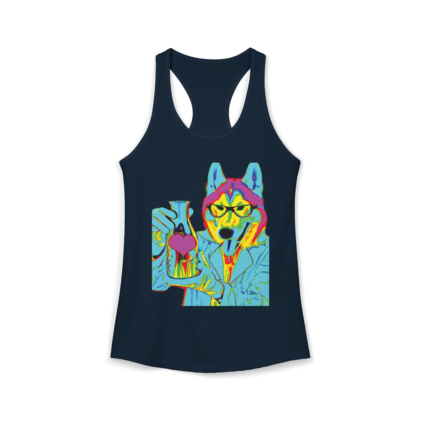 Husky Love Potion Racerback Tank