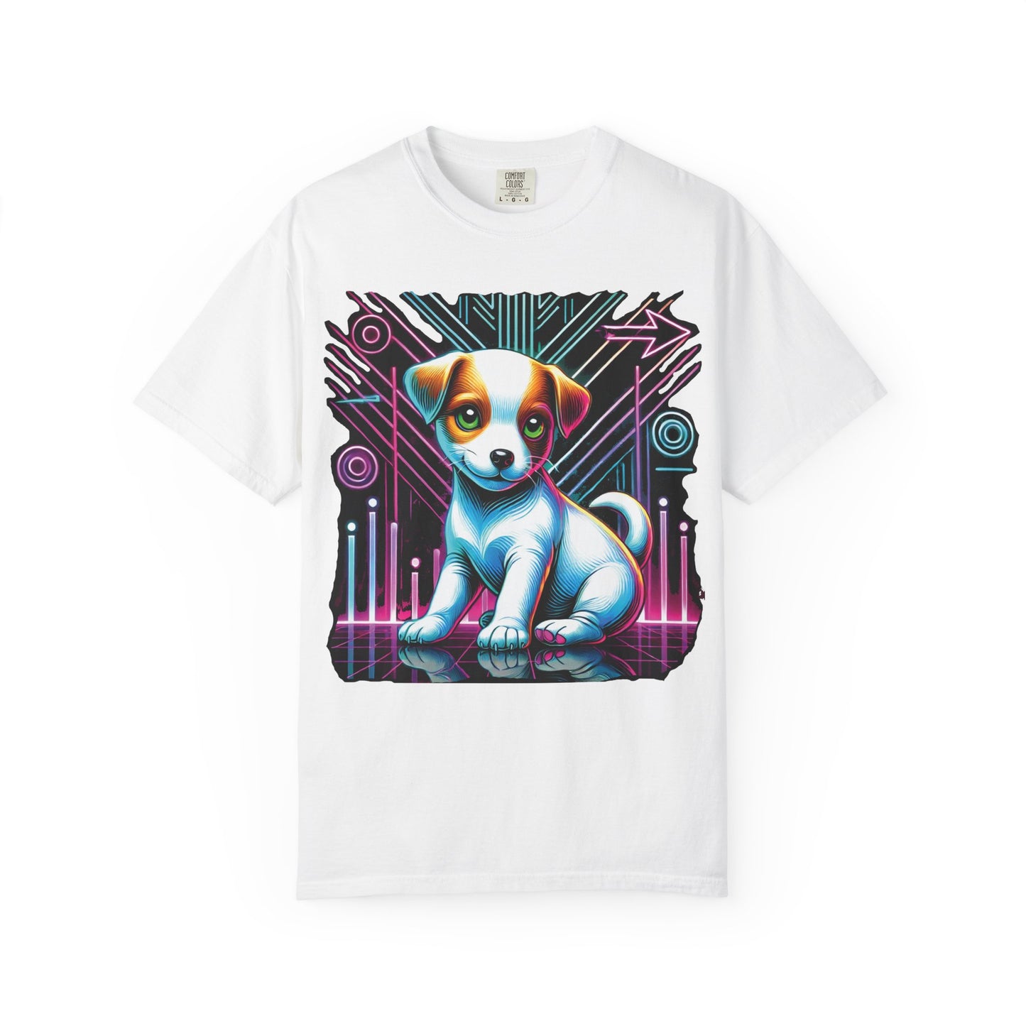 Retro Neon Puppy T-Shirt