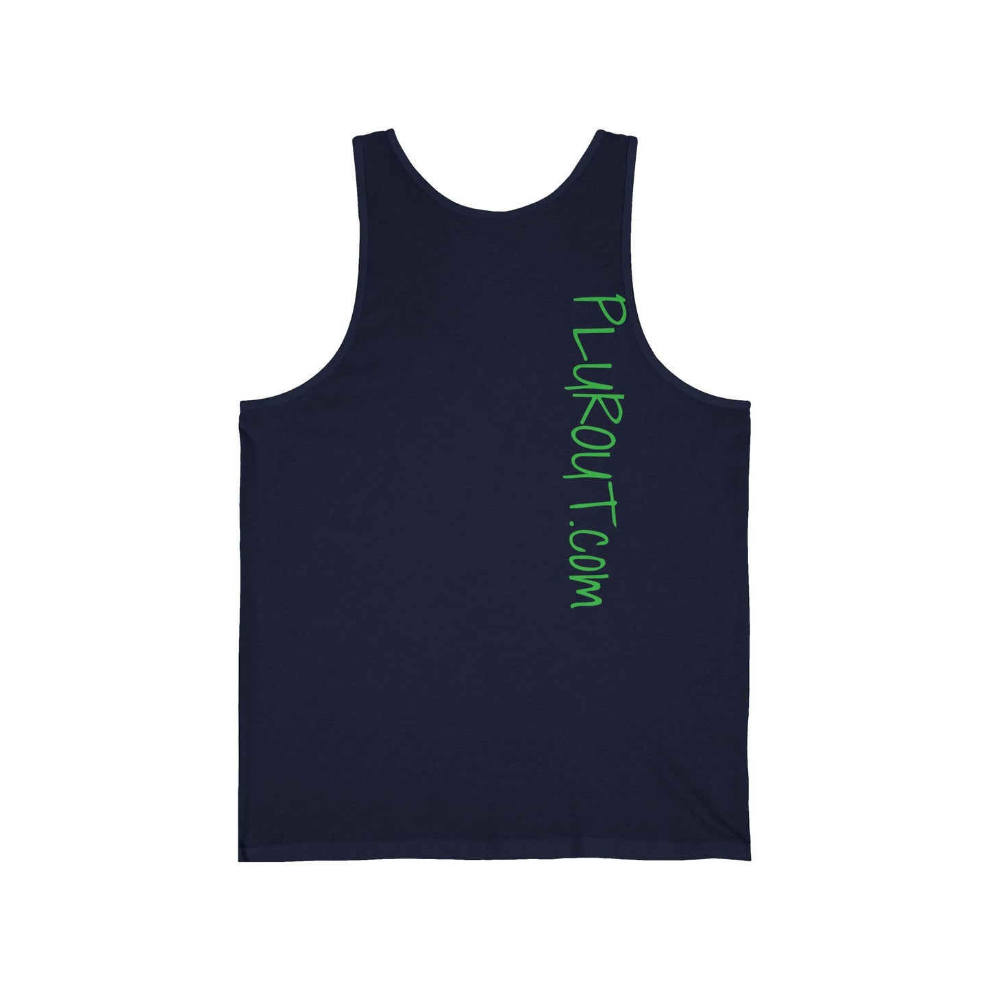 Sphynx Cat Neon Graphic Tank Top — Retro Pink & Green Hairless Cat Design