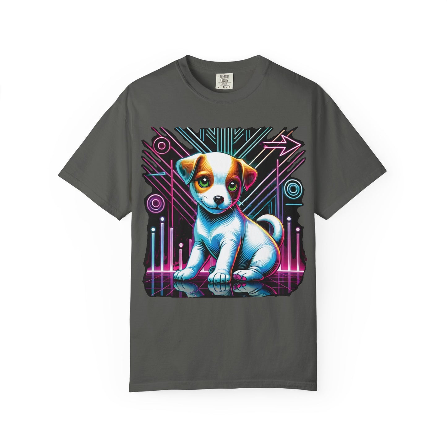 Retro Neon Puppy T-Shirt