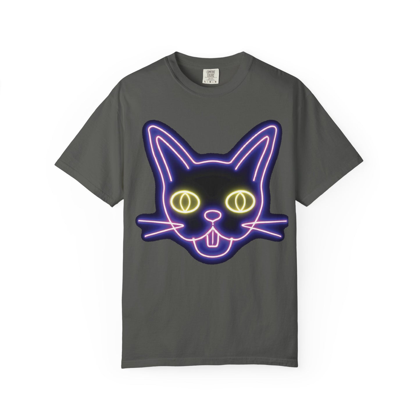 Neon Cat Graphic Tee