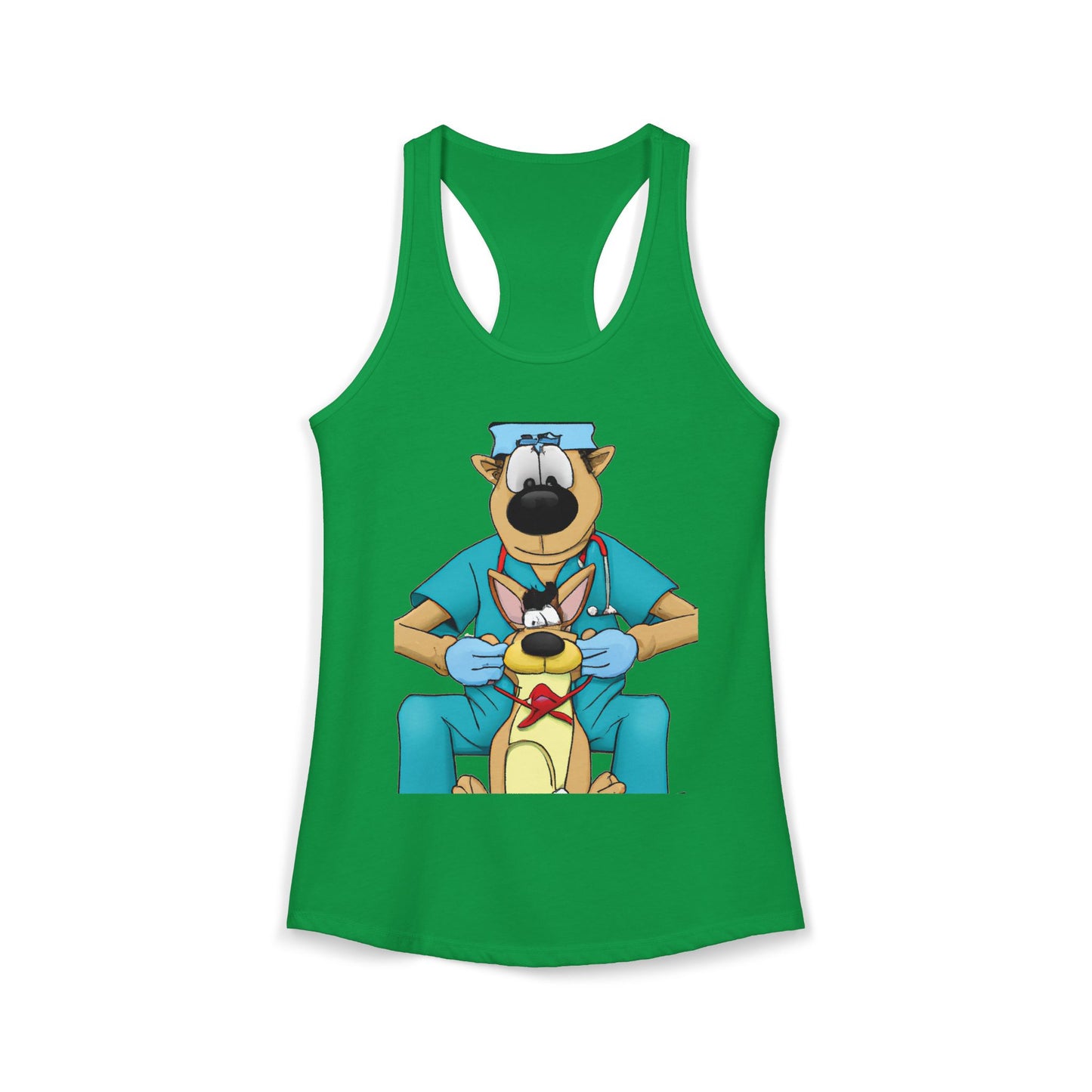 Doctor Save This Toy STAT! Racerback Tank