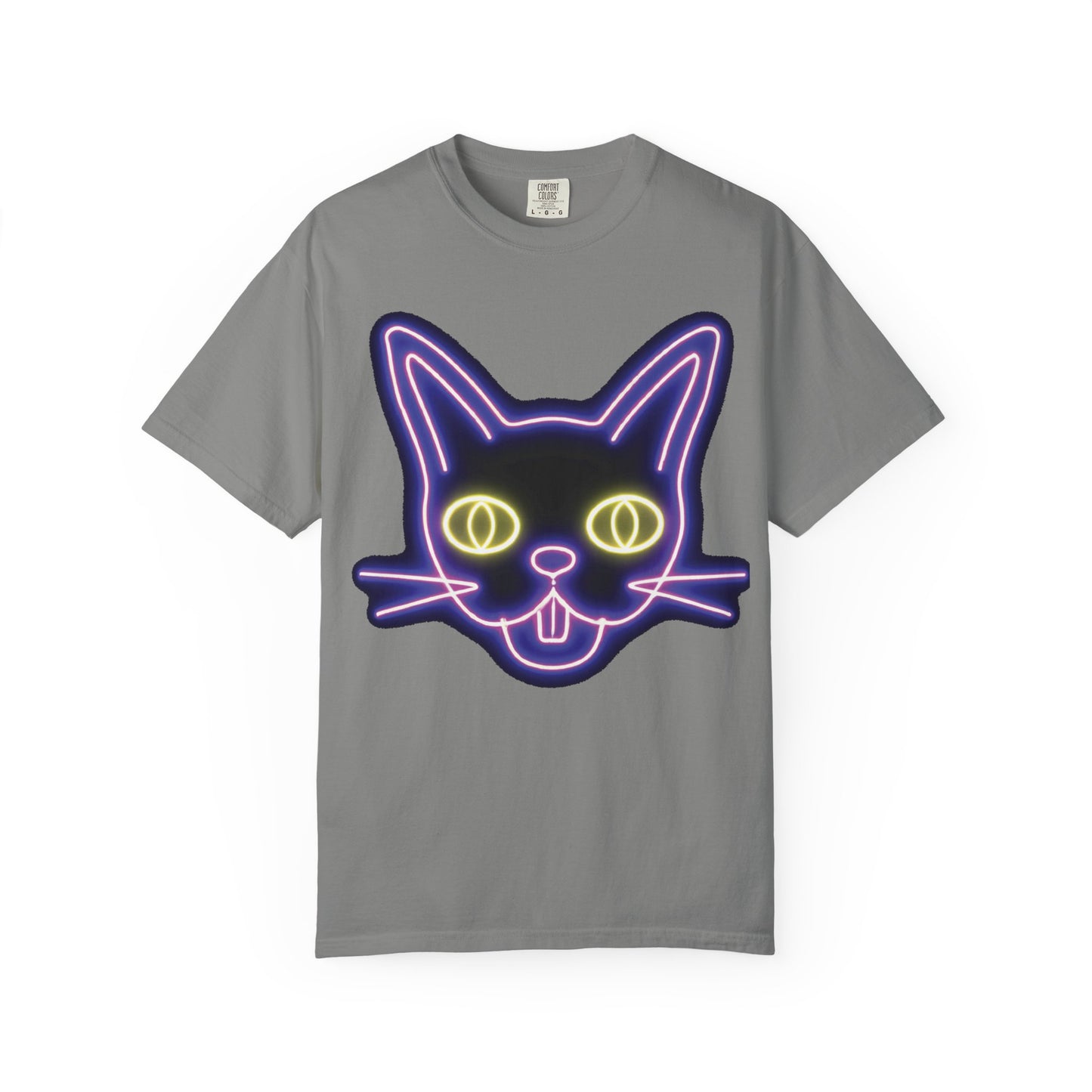 Neon Cat Graphic Tee