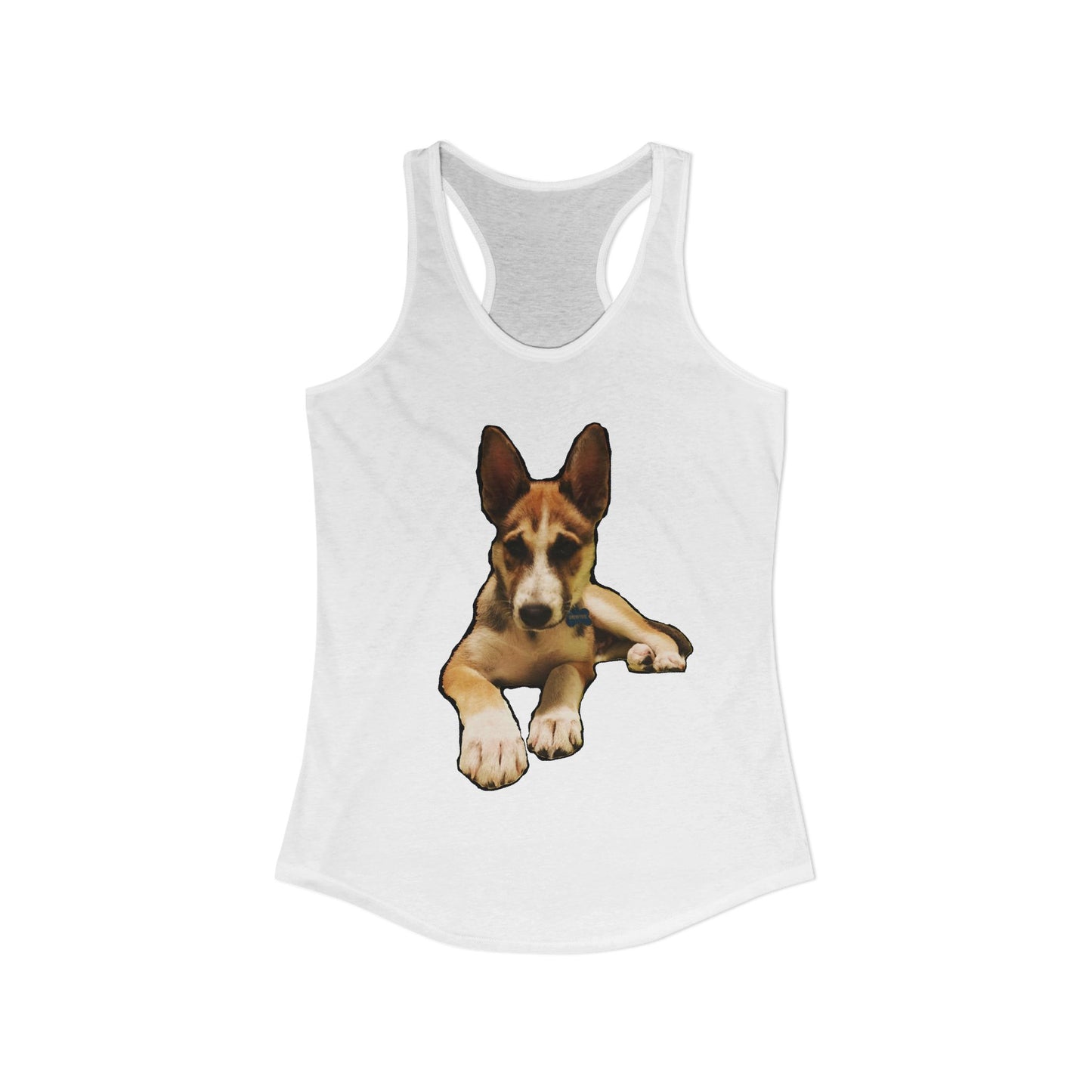 Cute Husky Racerback Tank — Women's Siberian Dog Tank Top