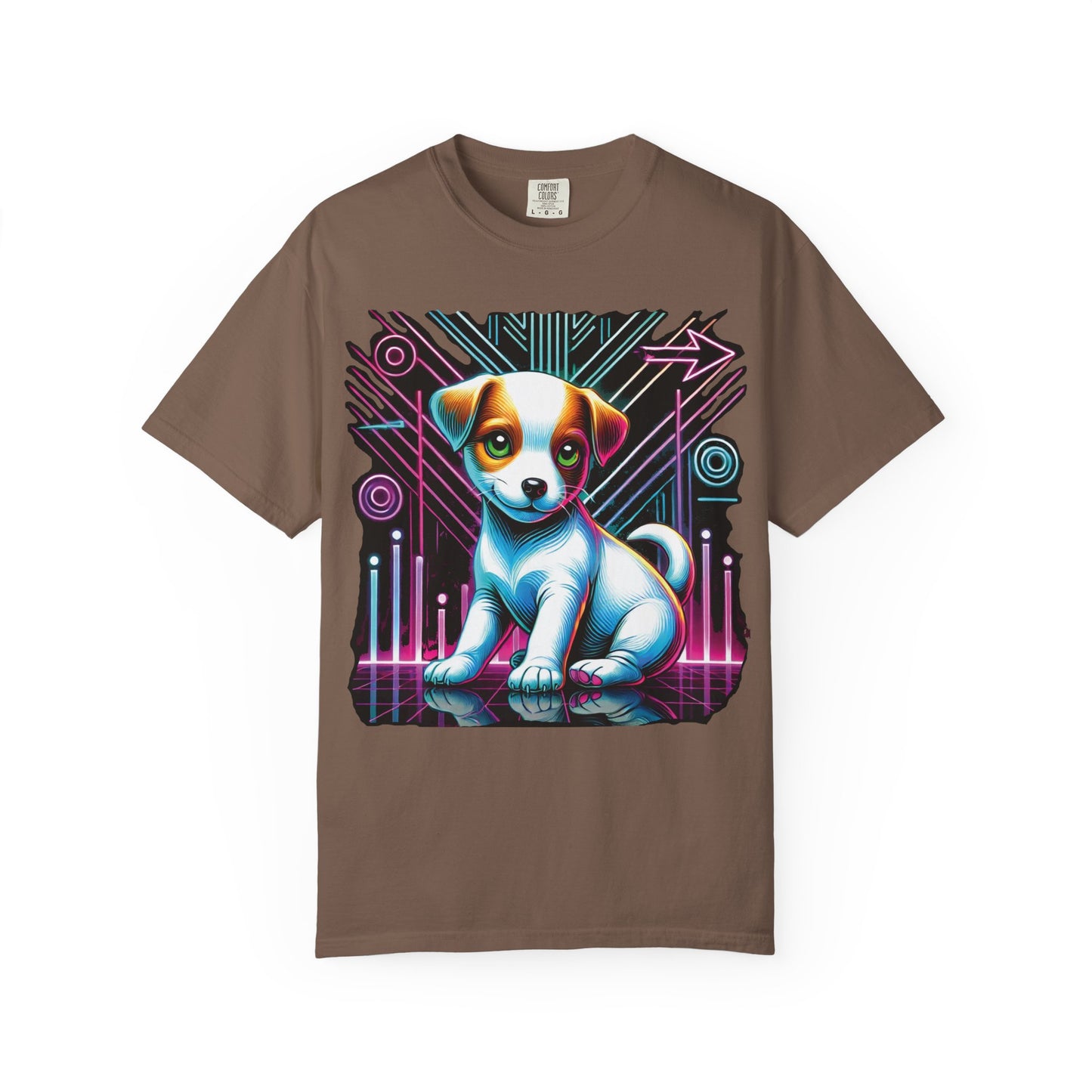 Retro Neon Puppy T-Shirt