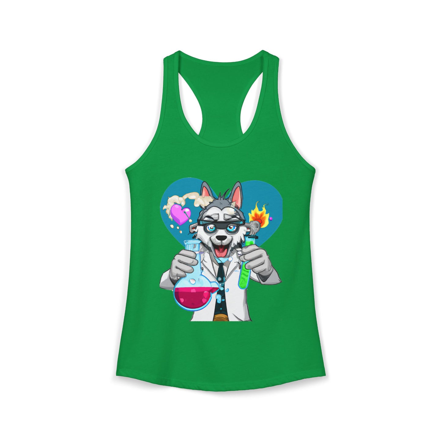 Husky Love Potion Tank Top — Cute Pet Graphic Racerback