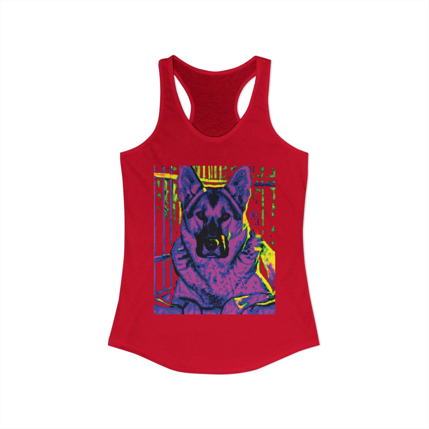 Rescue This German Shepherd Women's Racerback Tank